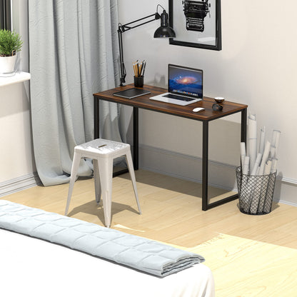 SHW 48 Inch Black Home Office Computer Desk