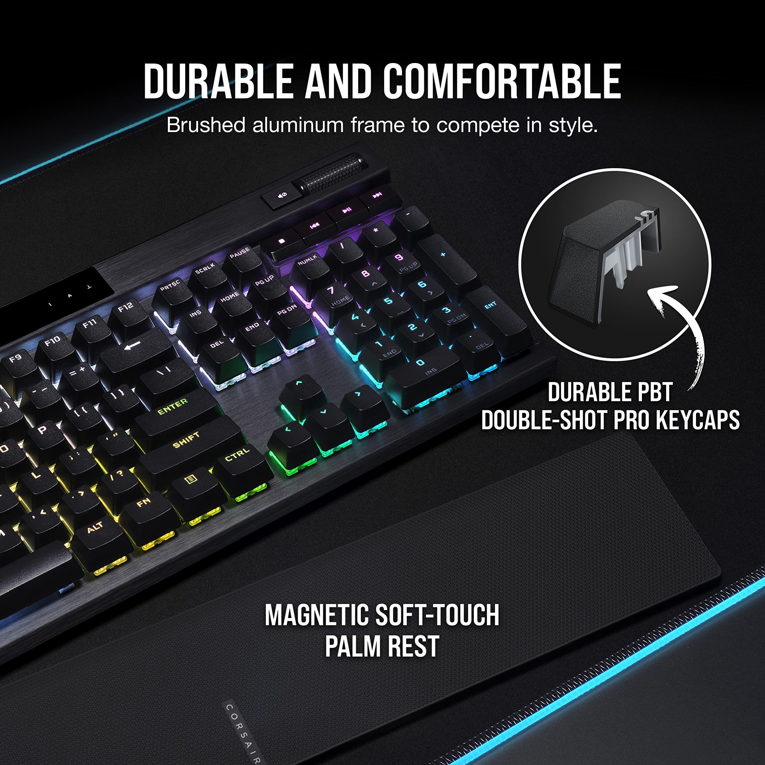 Corsair K70 RGB Pro Mechanical Gaming Keyboard With Hyper Polling