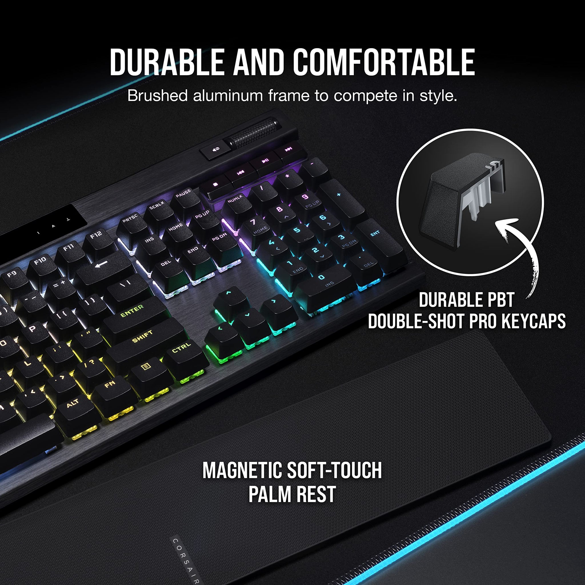 Corsair K70 RGB Pro Mechanical Gaming Keyboard With Hyper Polling
