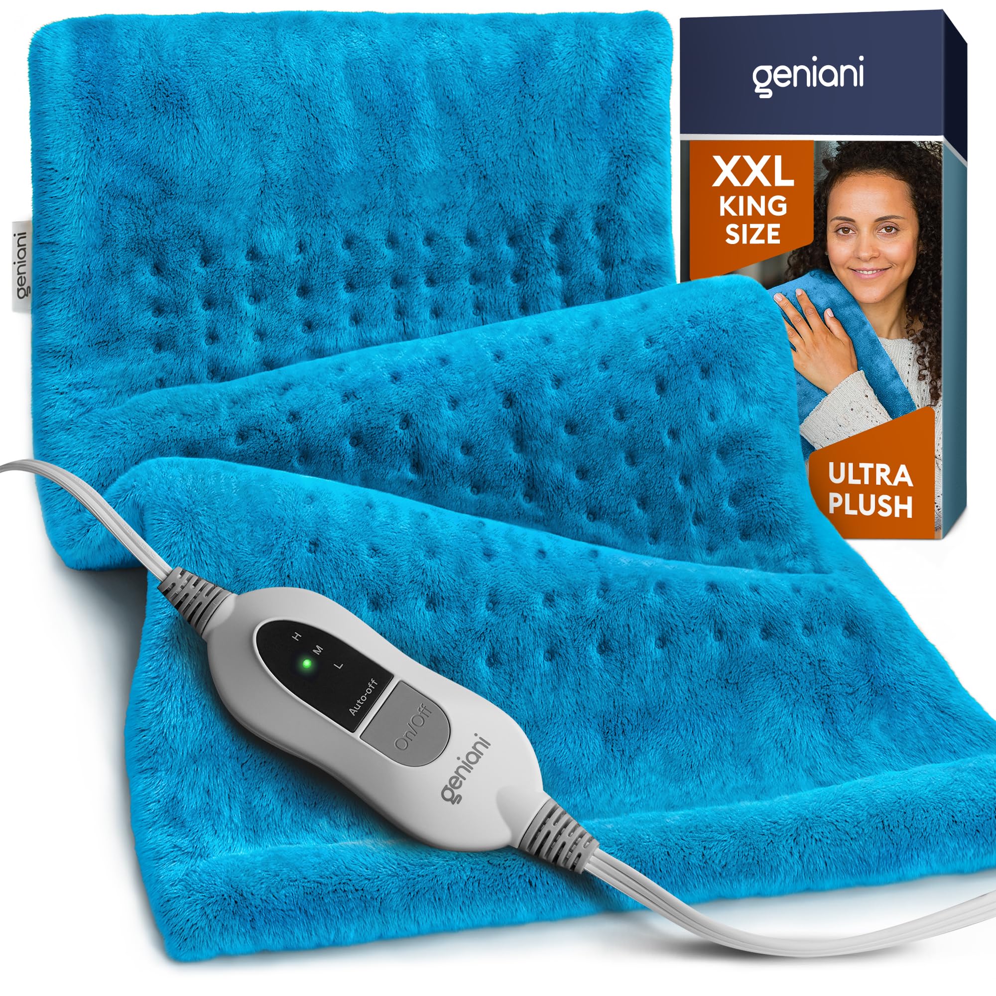Geniani Large Electric Heating Pad for Pain Relief