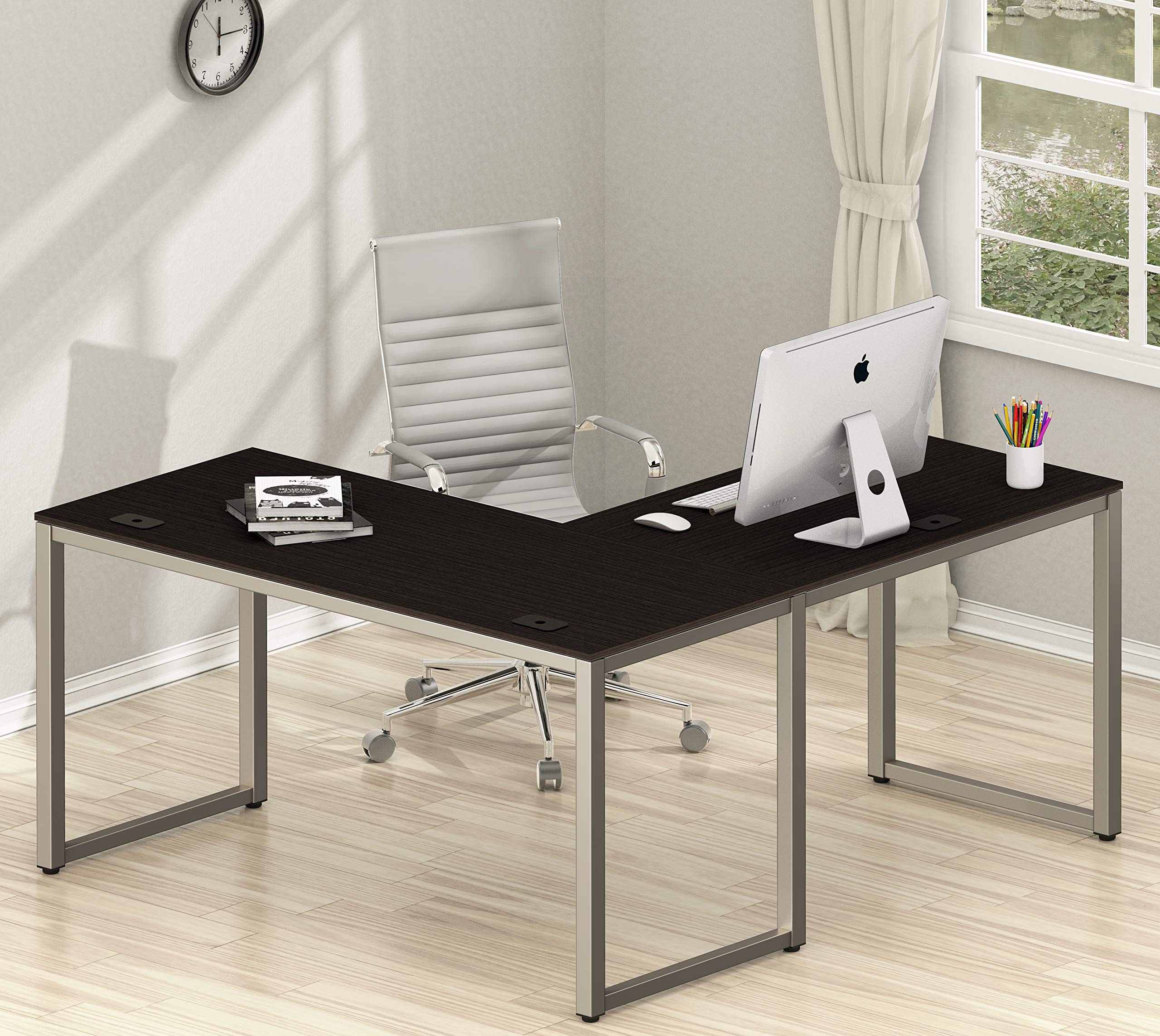 Commercial-Grade L-Shape Corner Desk for Efficient Workspaces