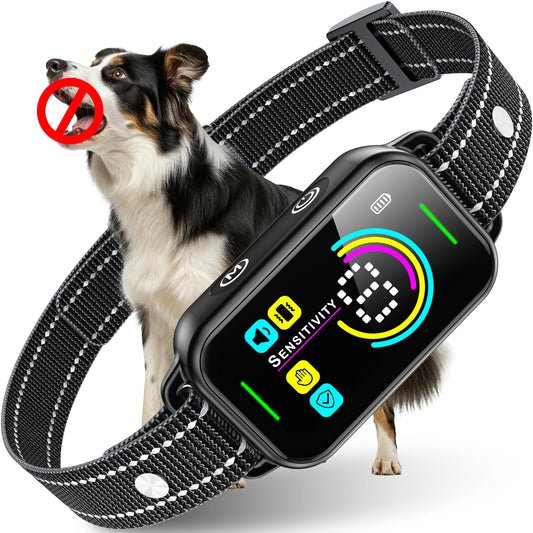 Smart Rechargeable Bark Collar for Dogs with Adjustable Sensitivity