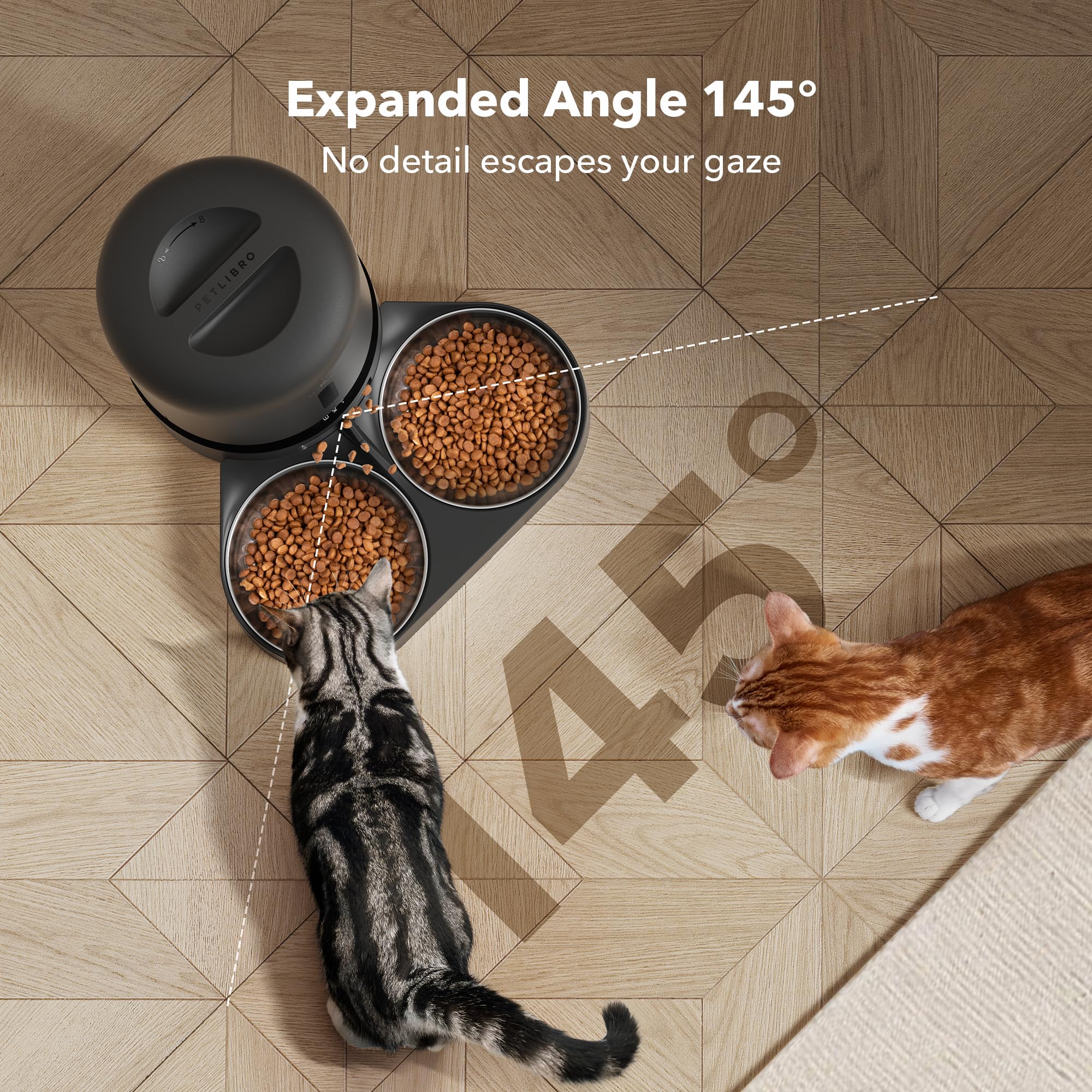 Petlibro Automatic Cat Food Dispenser for Two Pets