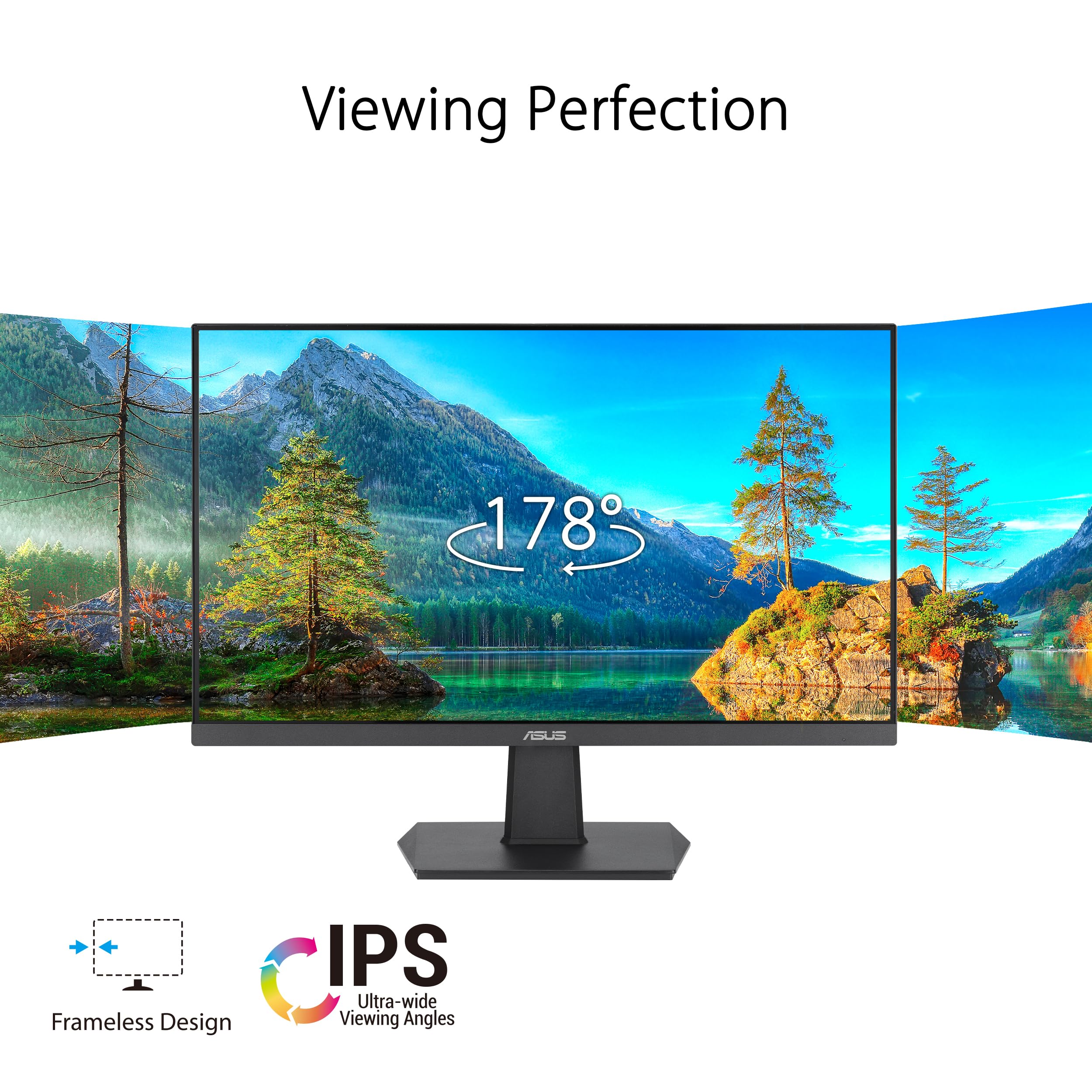 ASUS 23.8 Inch Full HD Monitor with Eye Care Technology