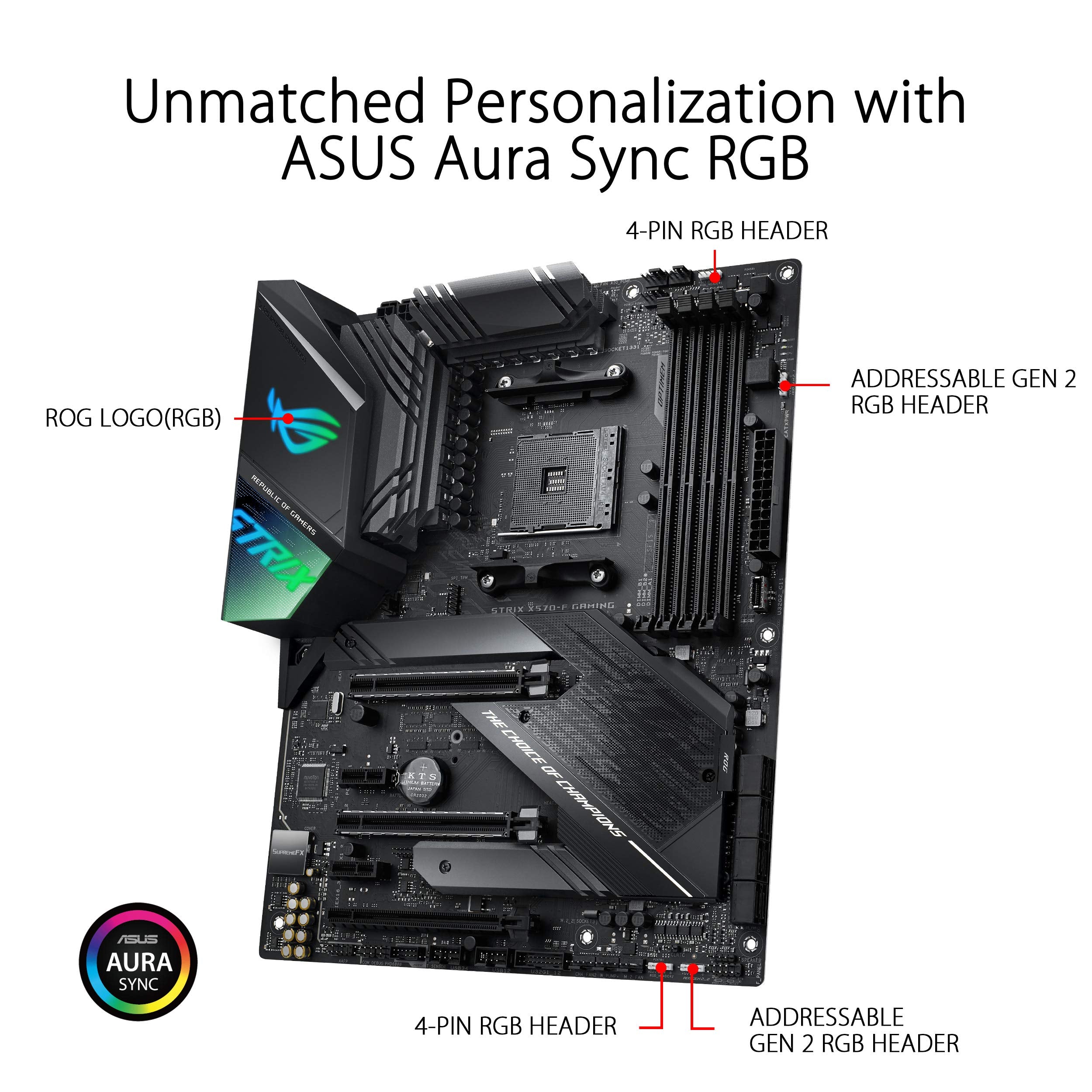 ASUS ROG Crosshair X870E Hero Motherboard with AI Overclocking