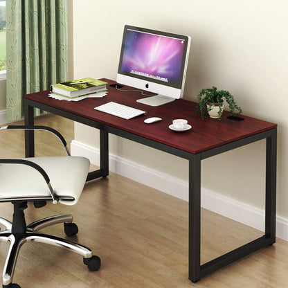 55 Inch Espresso Office Computer Desk for Professionals