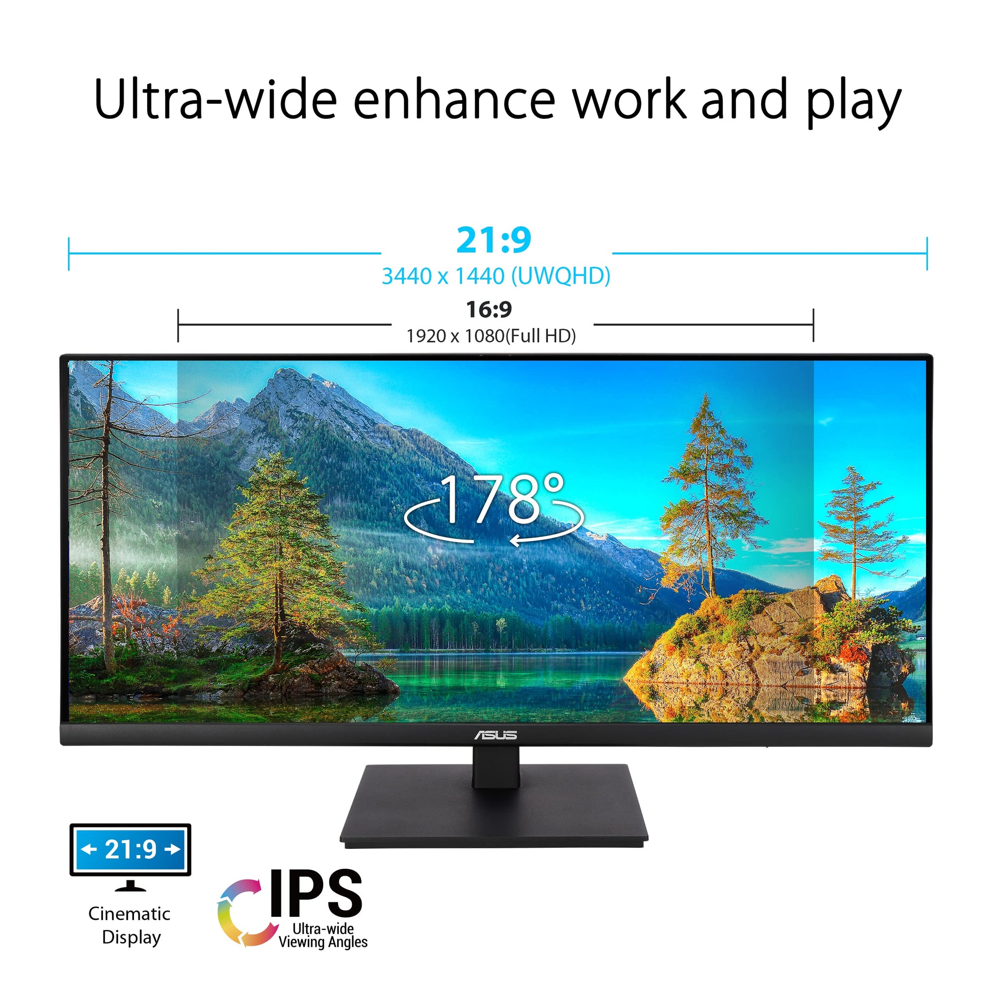ASUS TUF Gaming 34 Inch Curved Monitor with 180Hz Refresh Rate