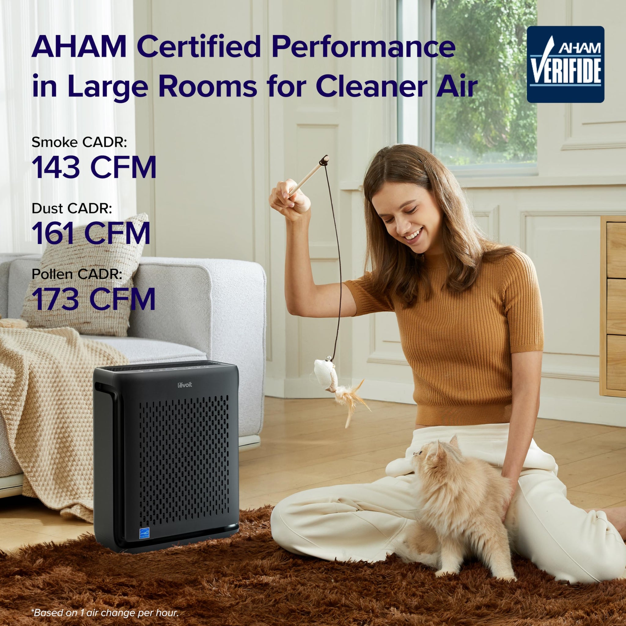 Levoit Air Purifier for Large Rooms with HEPA Filter