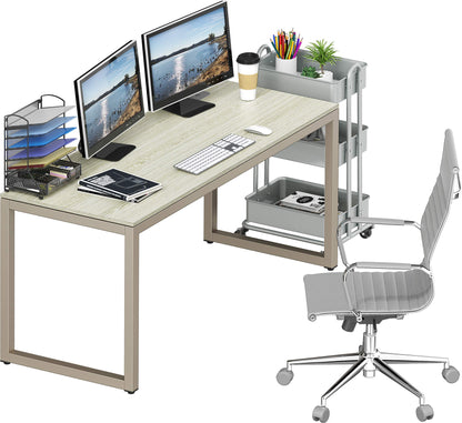 55 Inch Espresso Office Computer Desk for Professionals