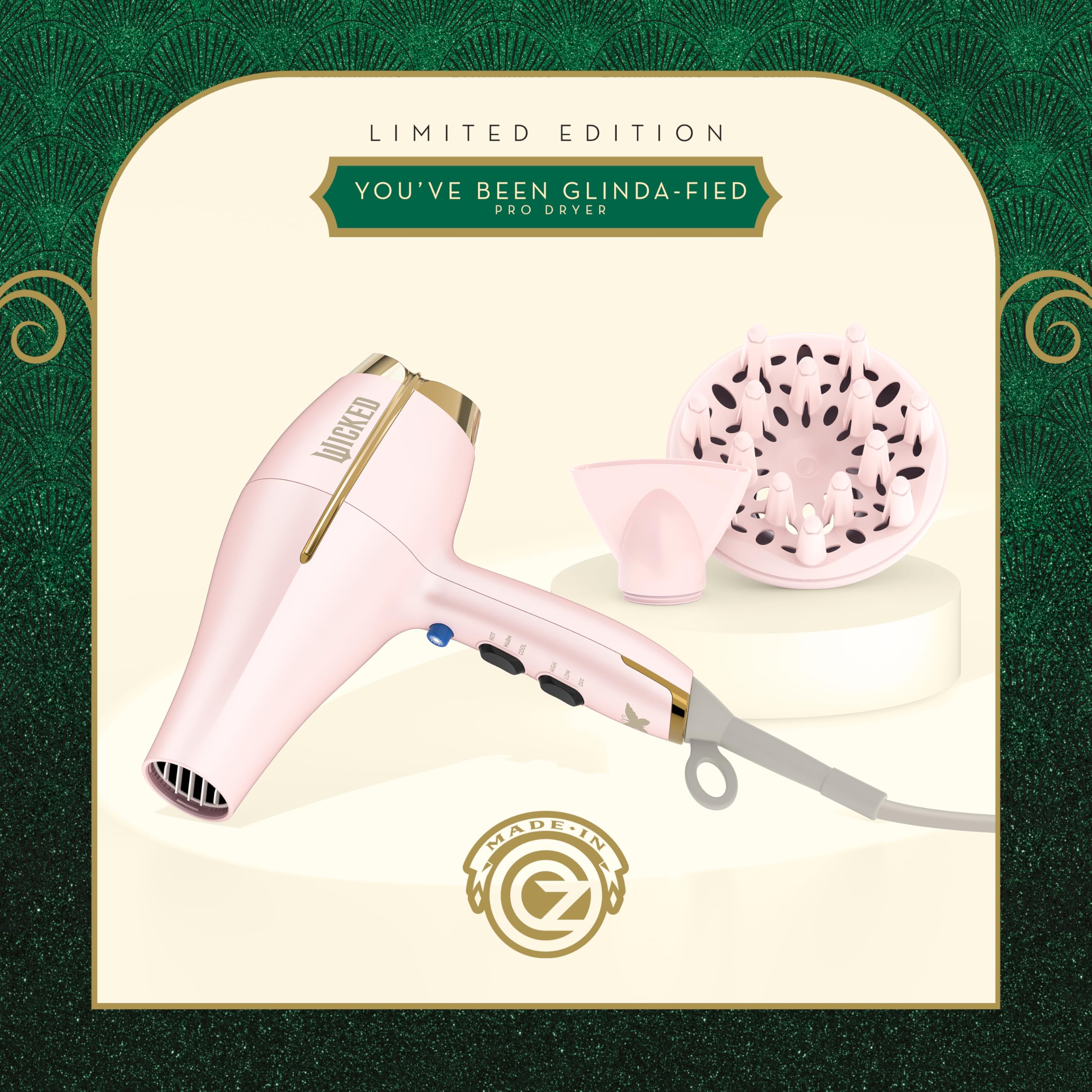 InfinitiPRO Hair Dryer With Diffuser For Faster Drying
