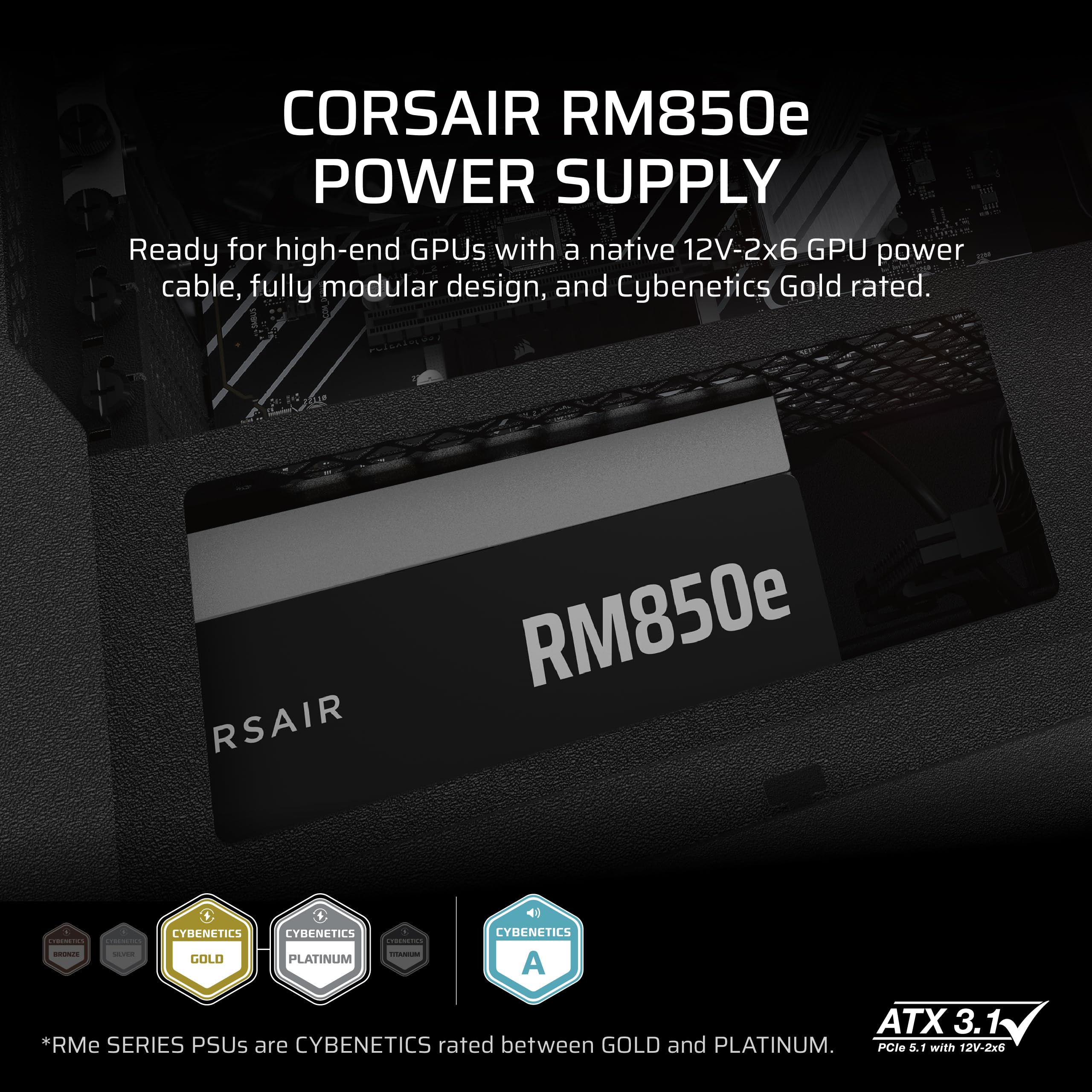 Corsair RM650e Fully Modular Low Noise Power Supply