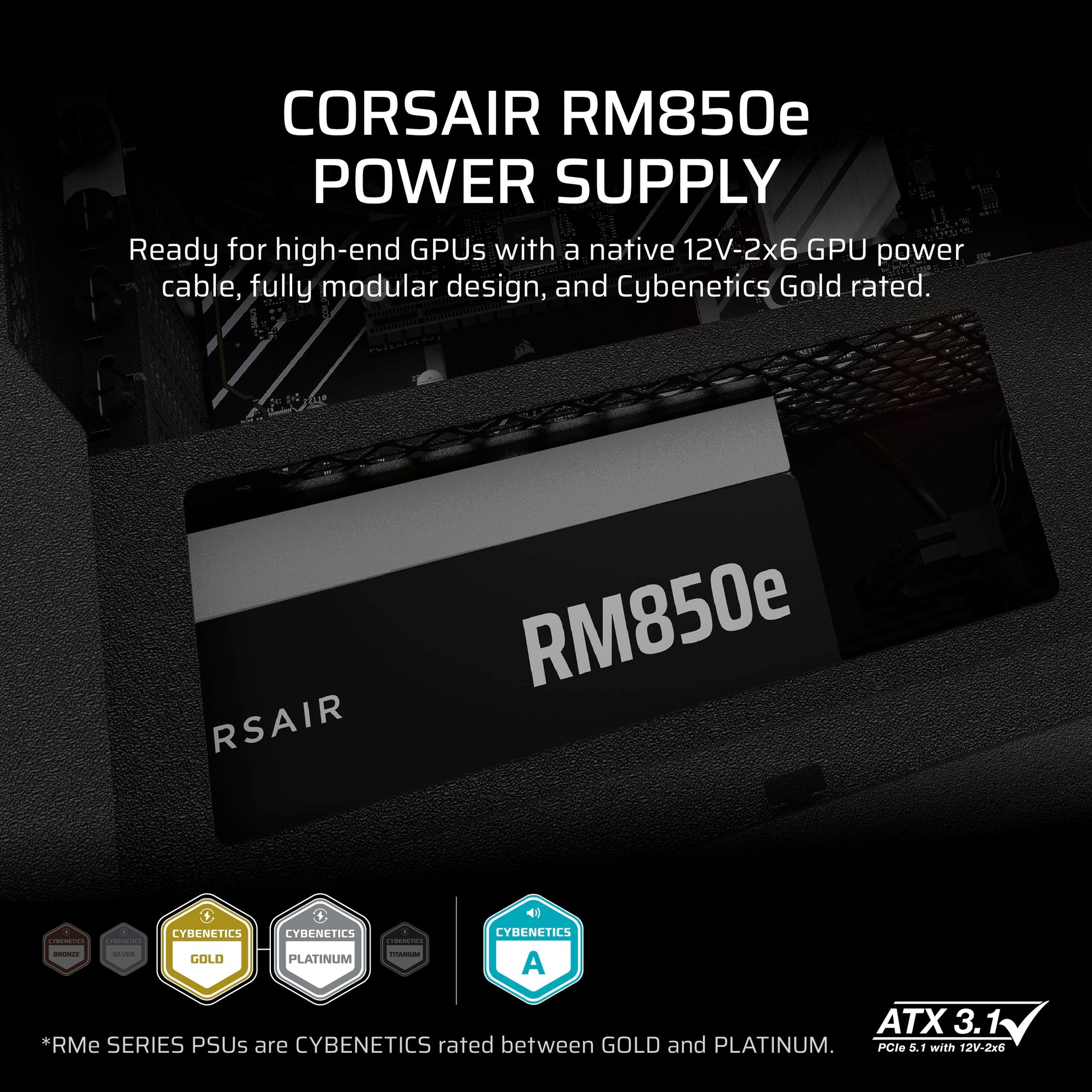 Corsair RM650e Fully Modular Low Noise Power Supply