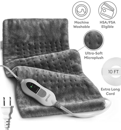 Geniani Large Electric Heating Pad for Pain Relief