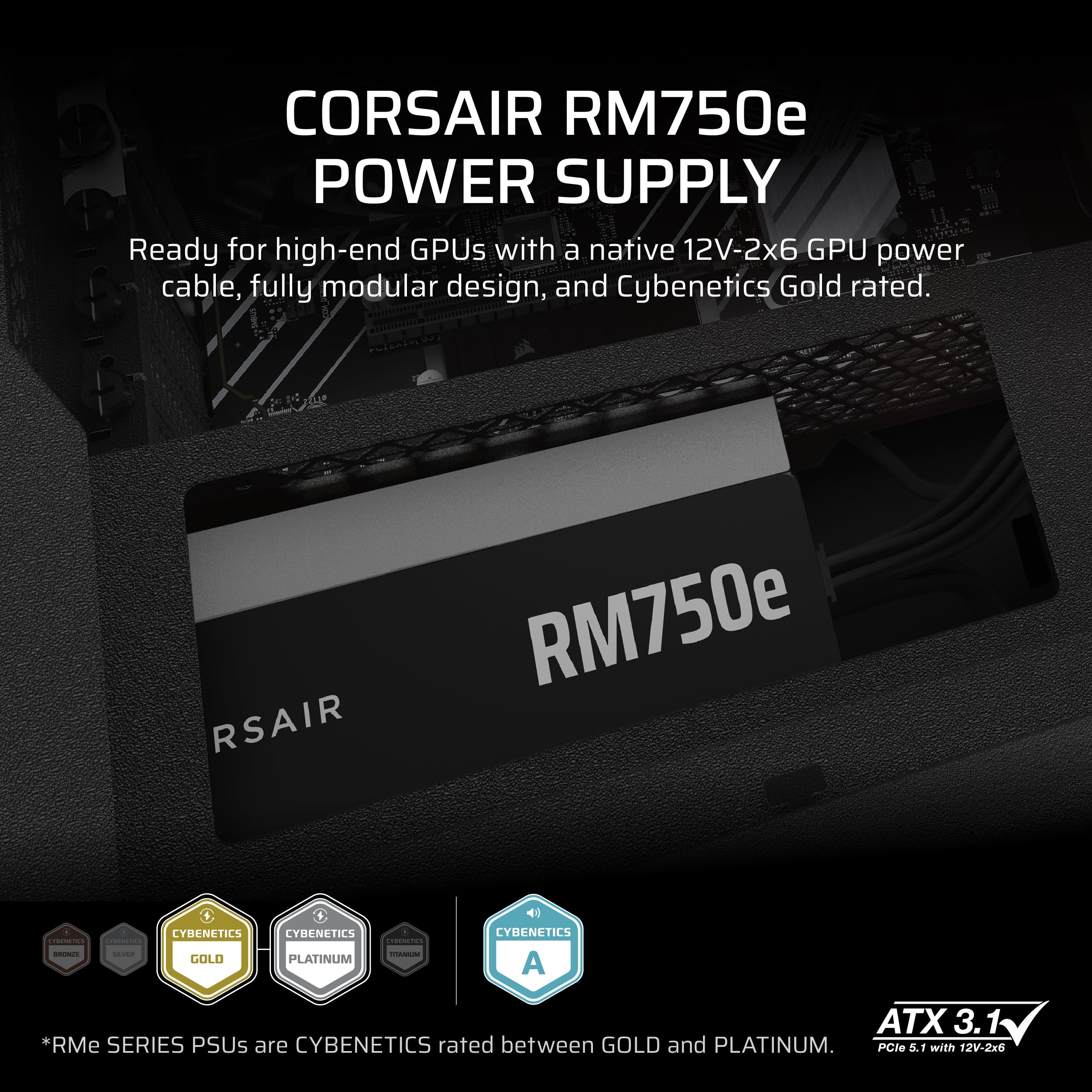 Corsair RM650e Fully Modular Low Noise Power Supply