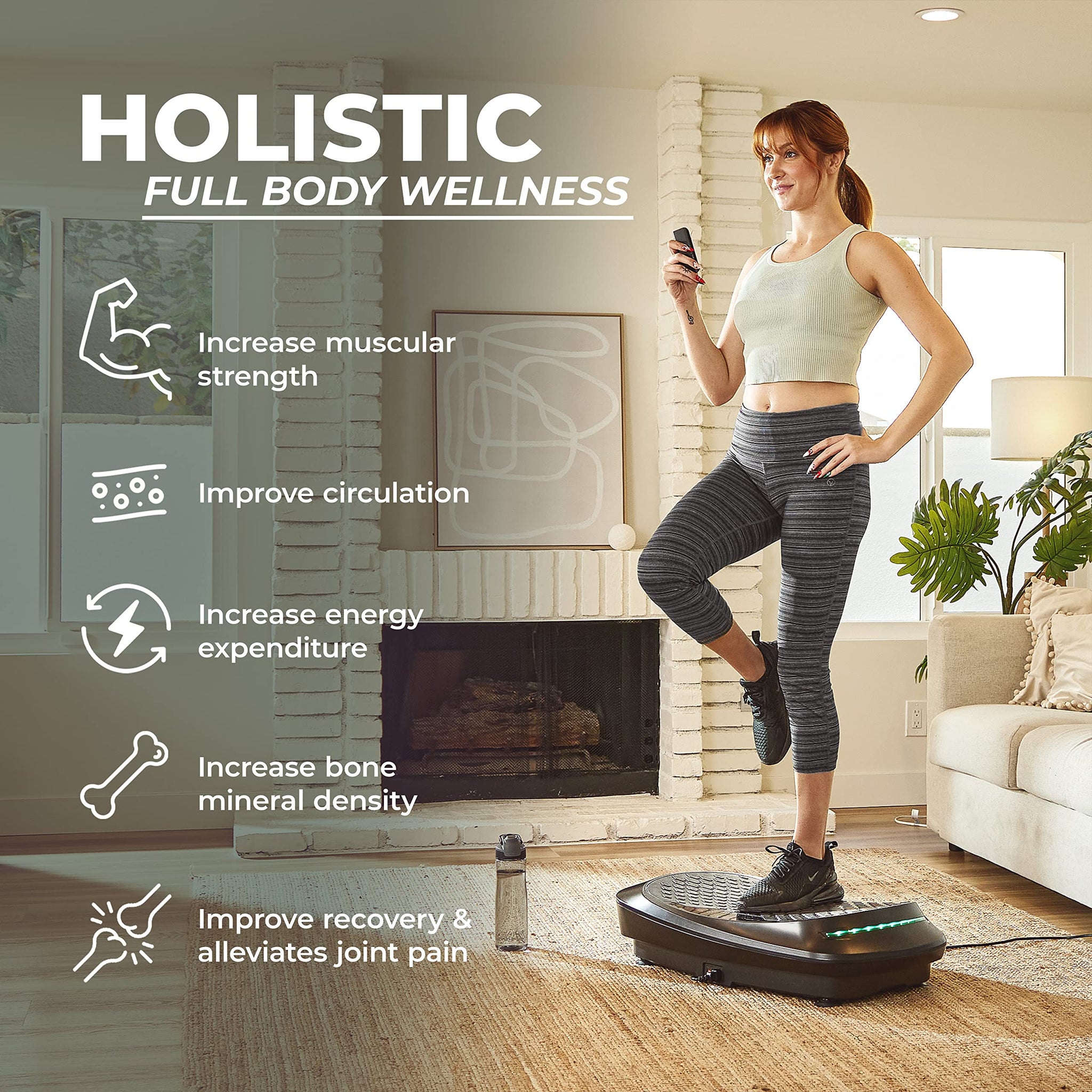 Sunny Health and Fitness Vibration Plate for Weight Loss