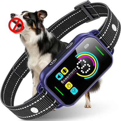 Smart Rechargeable Bark Collar for Dogs with Adjustable Sensitivity