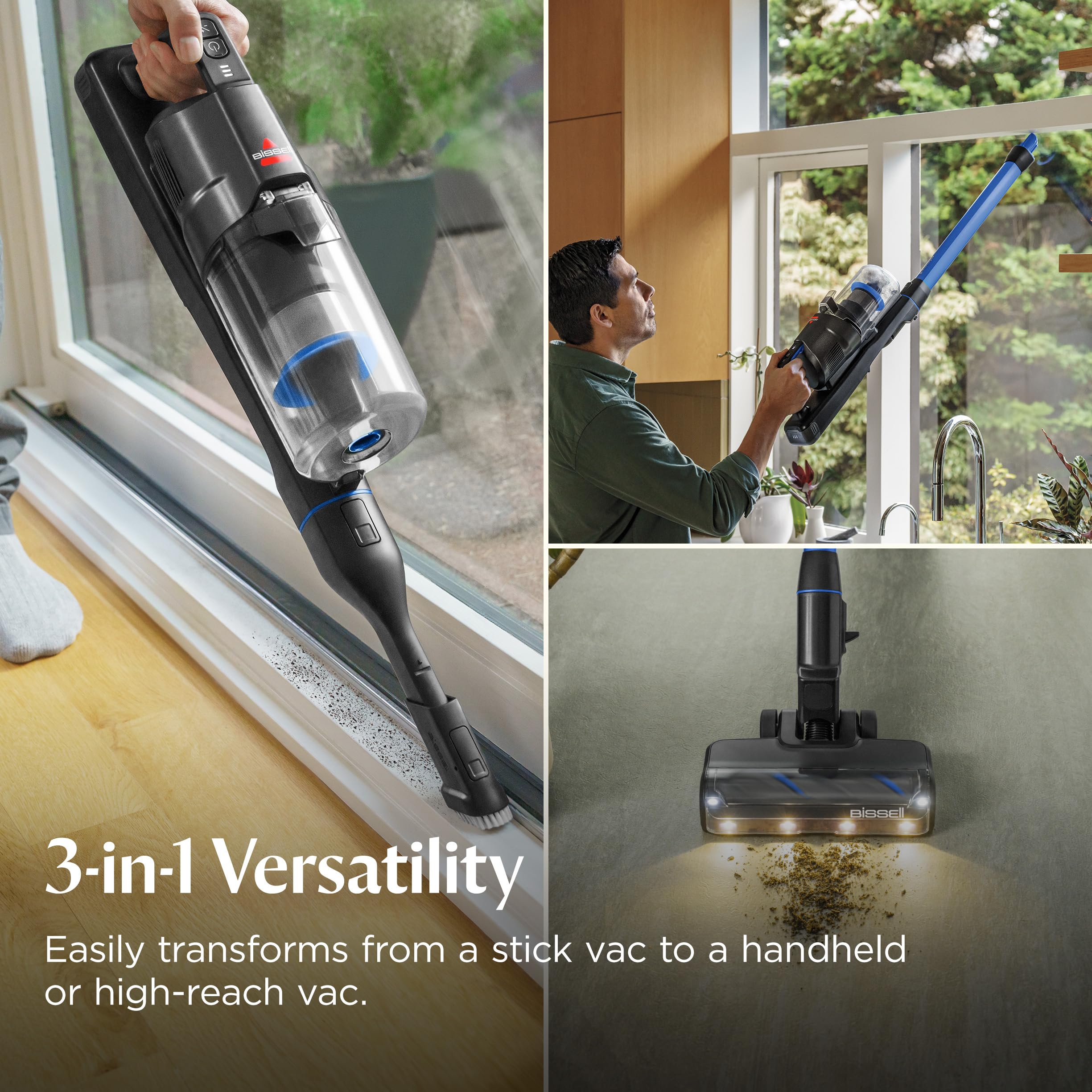 Bissell PowerClean FurGuard Cordless Vacuum with Strong Suction