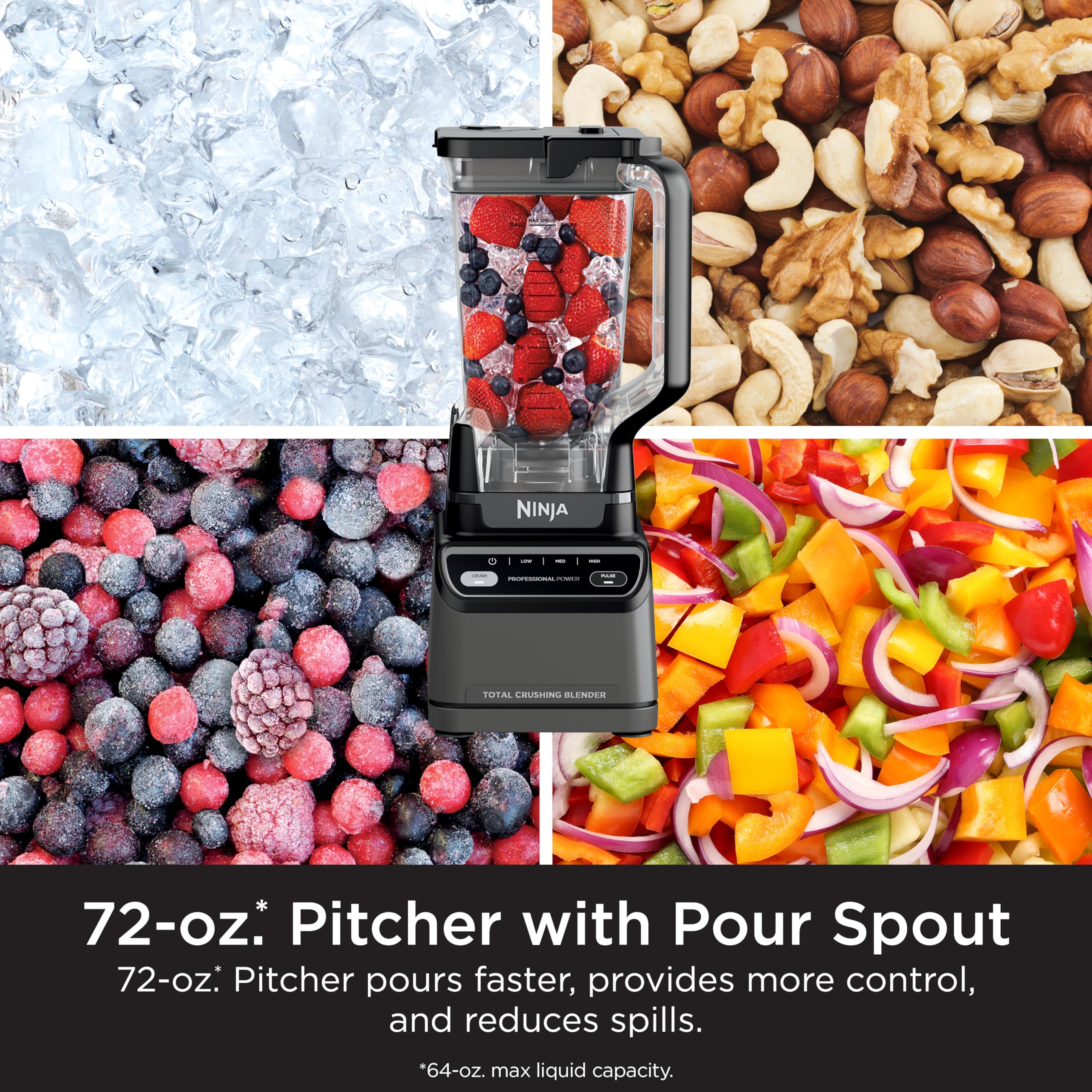 Ninja Professional Blender for Smoothies and Ice Crushing