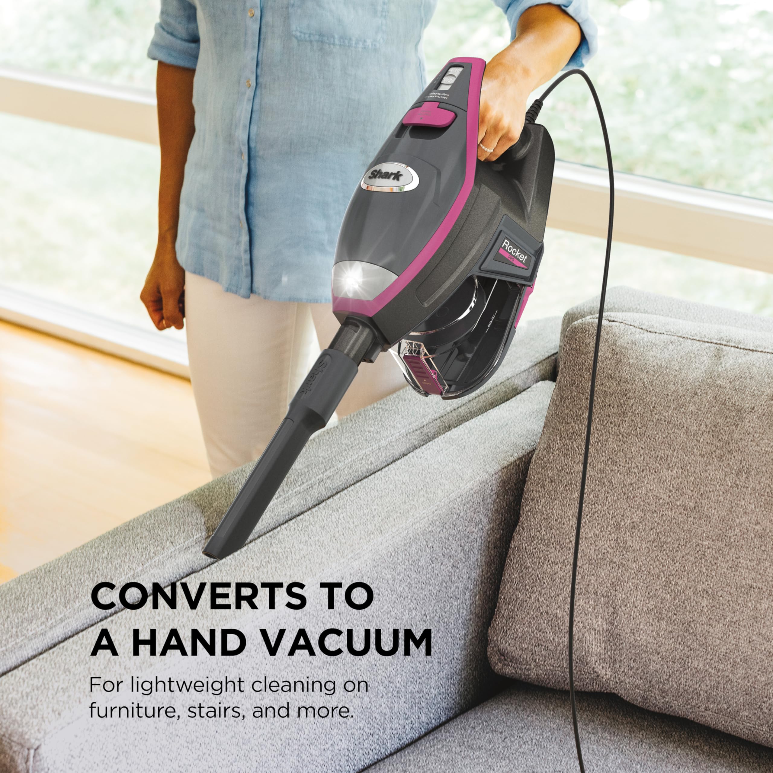 Shark Rocket Ultra Lightweight Corded Vacuum for Easy Cleaning
