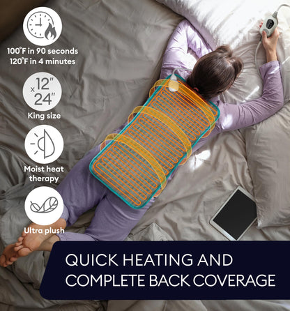 Geniani Large Electric Heating Pad for Pain Relief