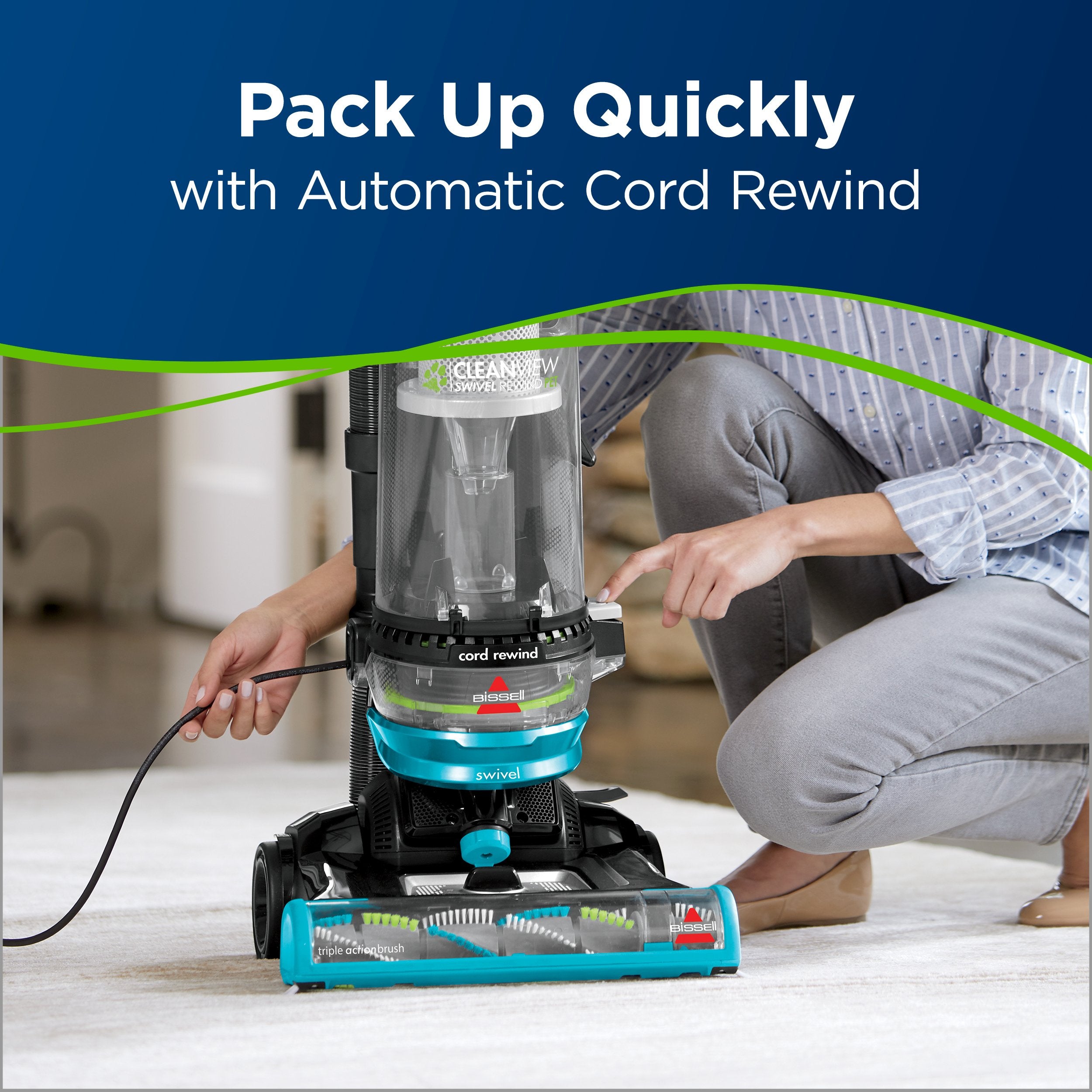 Bissell CleanView Swivel Vacuum for Powerful Pet Hair Pickup