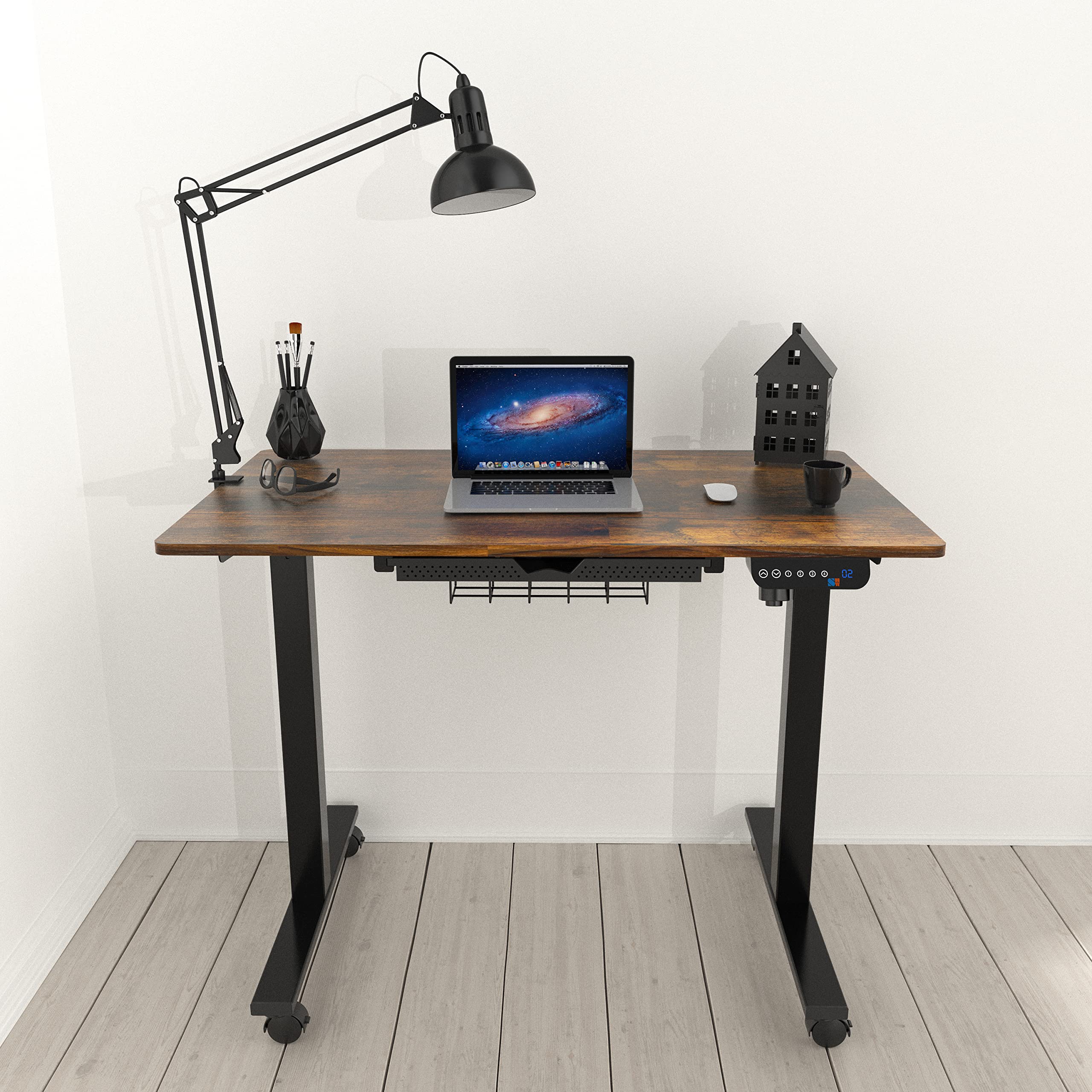 40 Inch Electric Height Adjustable Sit to Stand Desk
