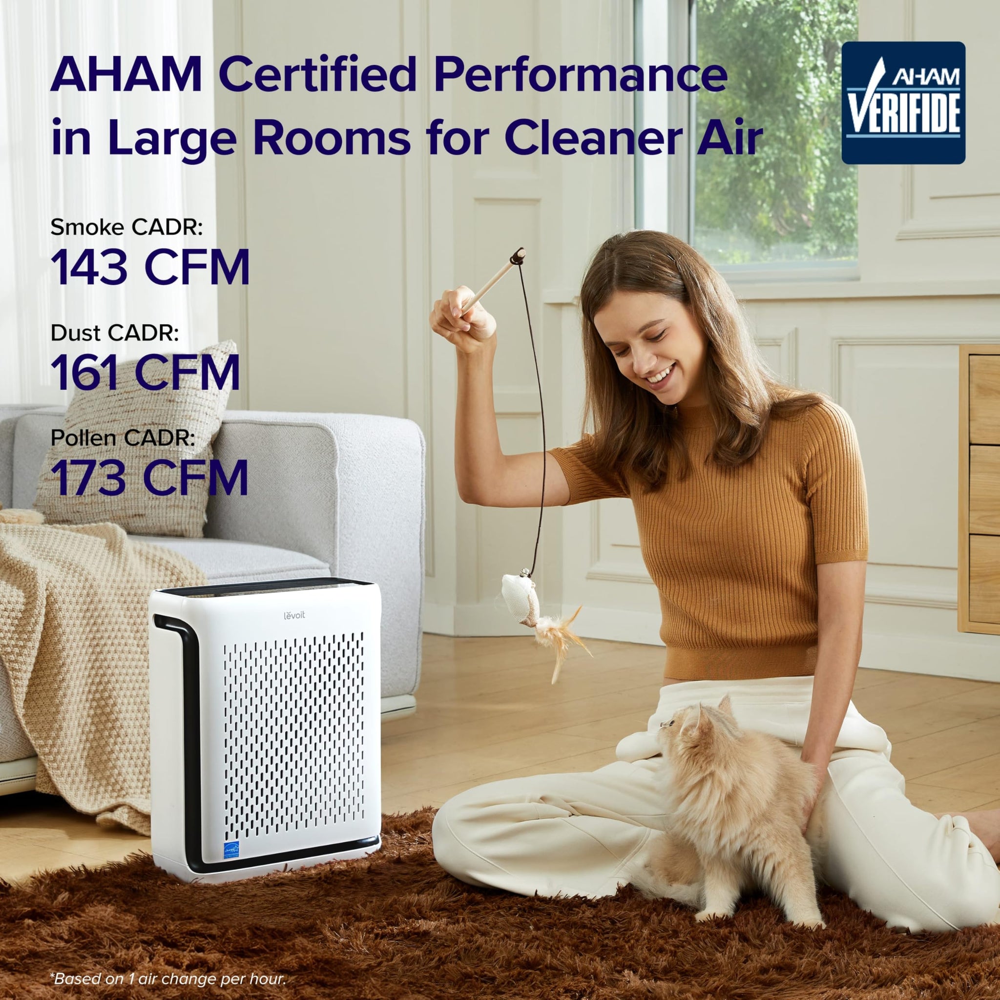 Levoit Air Purifier for Large Rooms with HEPA Filter