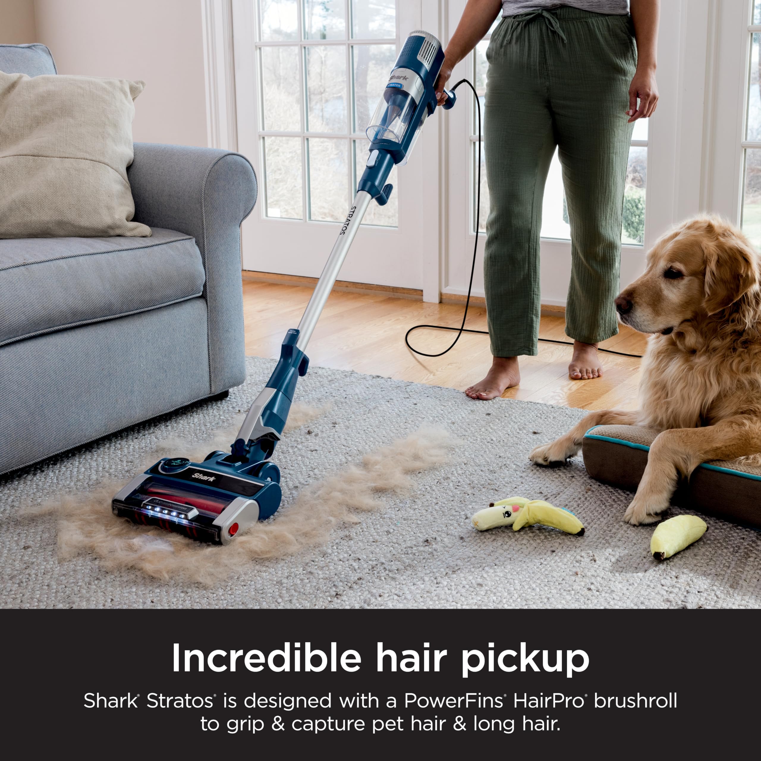 Shark HV322 Rocket Deluxe Pro Lightweight Vacuum for Pet Hair