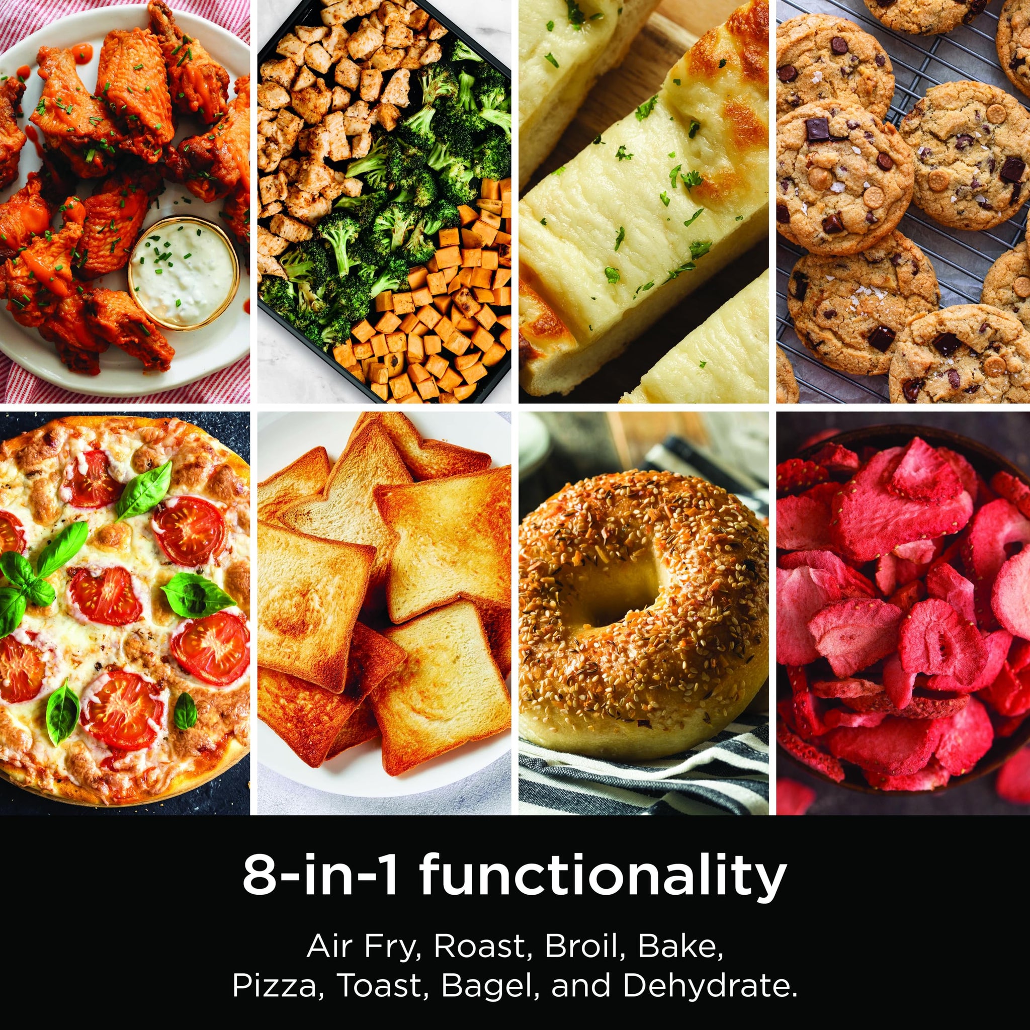 Ninja Flip Toaster Oven and Air Fryer Space Saving Design