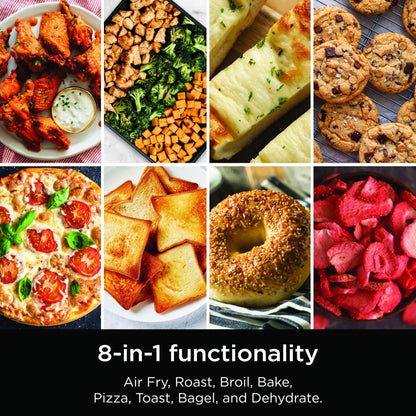 Ninja Flip Toaster Oven and Air Fryer Space Saving Design