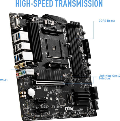 MSI B550M PRO-VDH WiFi Motherboard for AMD Ryzen Performance