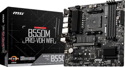 MSI B550M PRO-VDH WiFi Motherboard for AMD Ryzen Performance