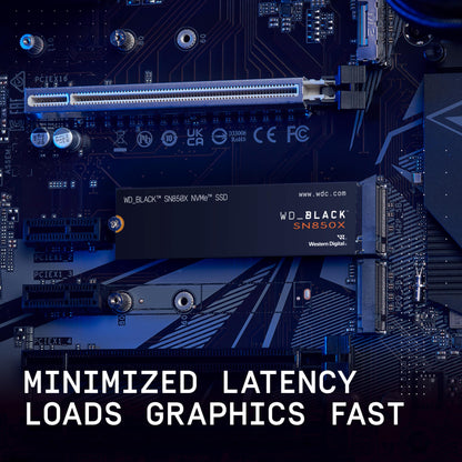 WD Black 2TB SN850X NVMe Gaming SSD for Lightning Fast Speeds