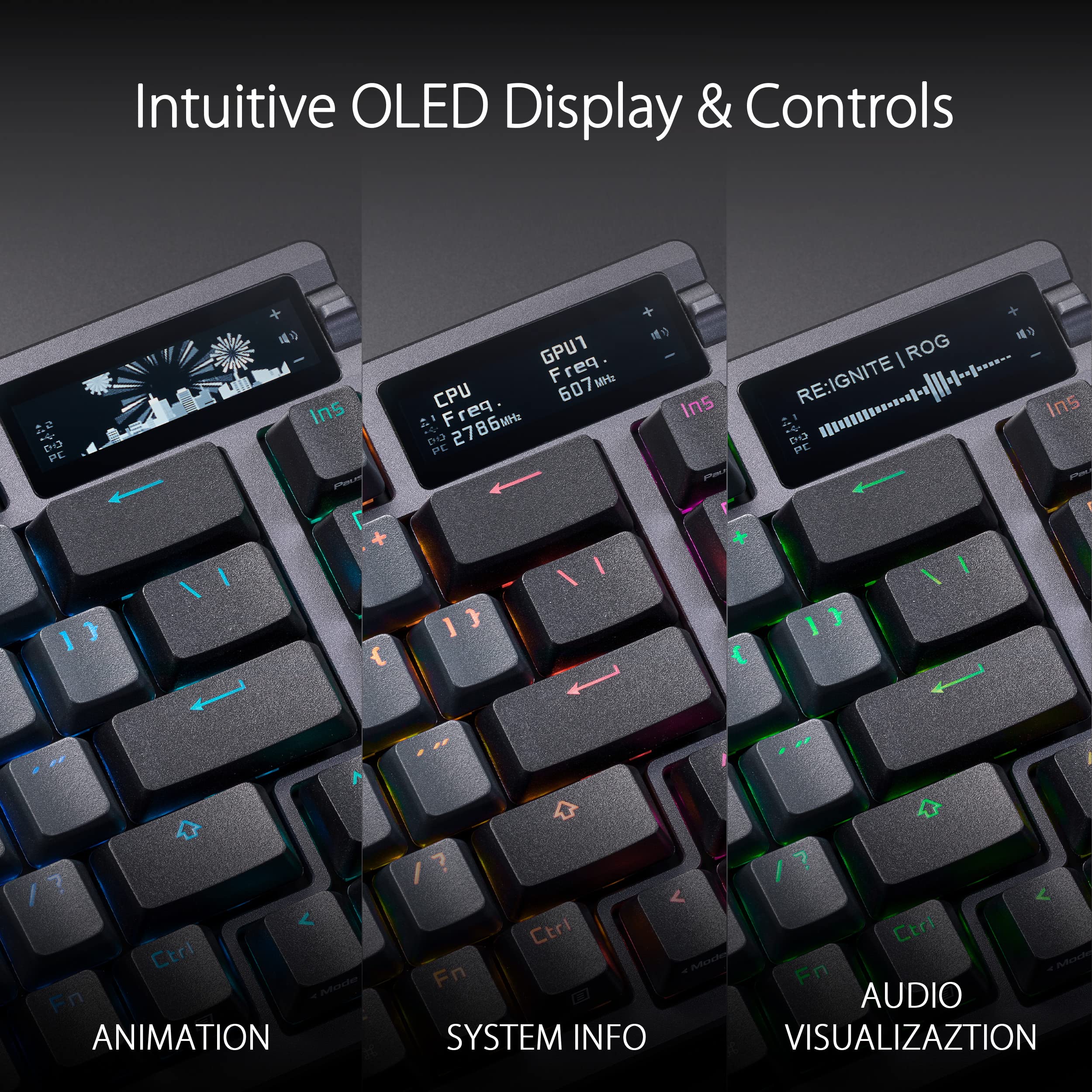ASUS ROG Azoth Wireless Custom Gaming Keyboard Benefits