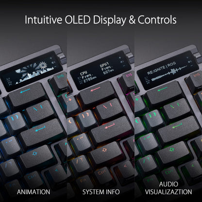 ASUS ROG Azoth Wireless Custom Gaming Keyboard Benefits