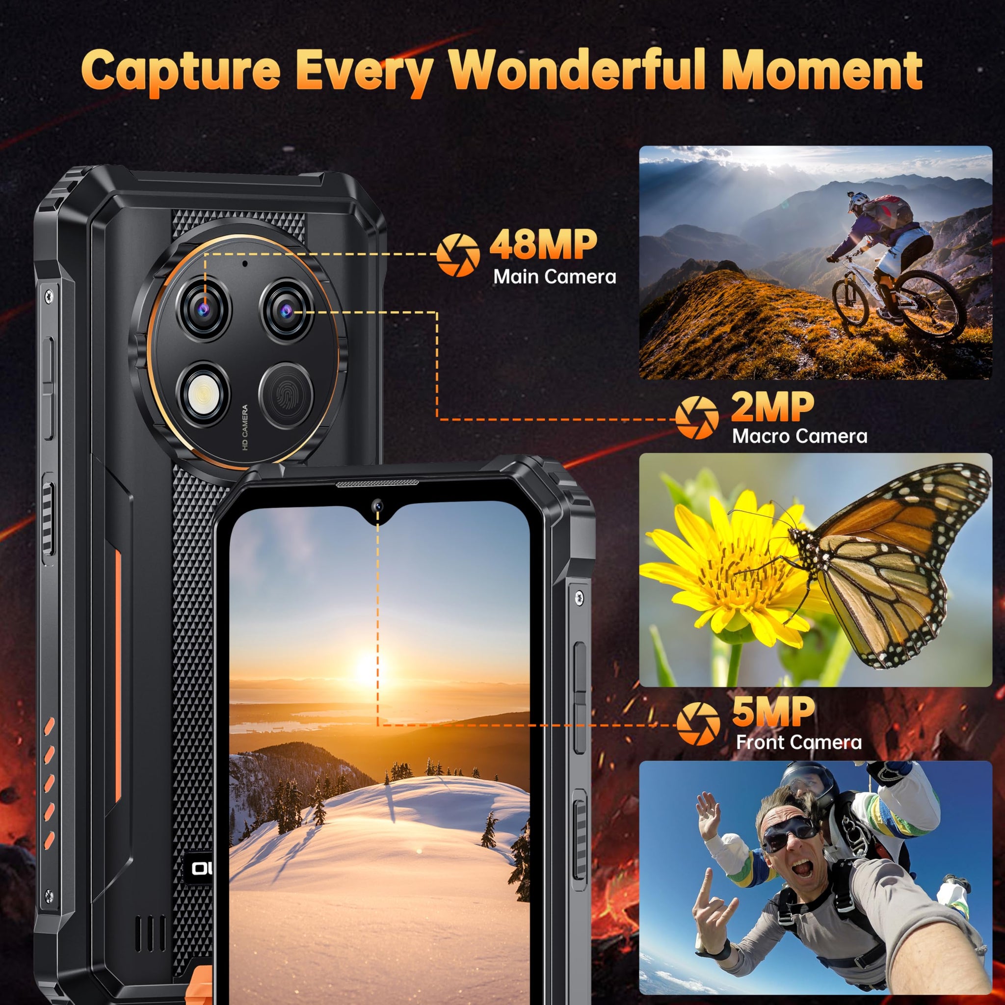 OUKITEL G1 Rugged Smartphone with Massive Battery Life