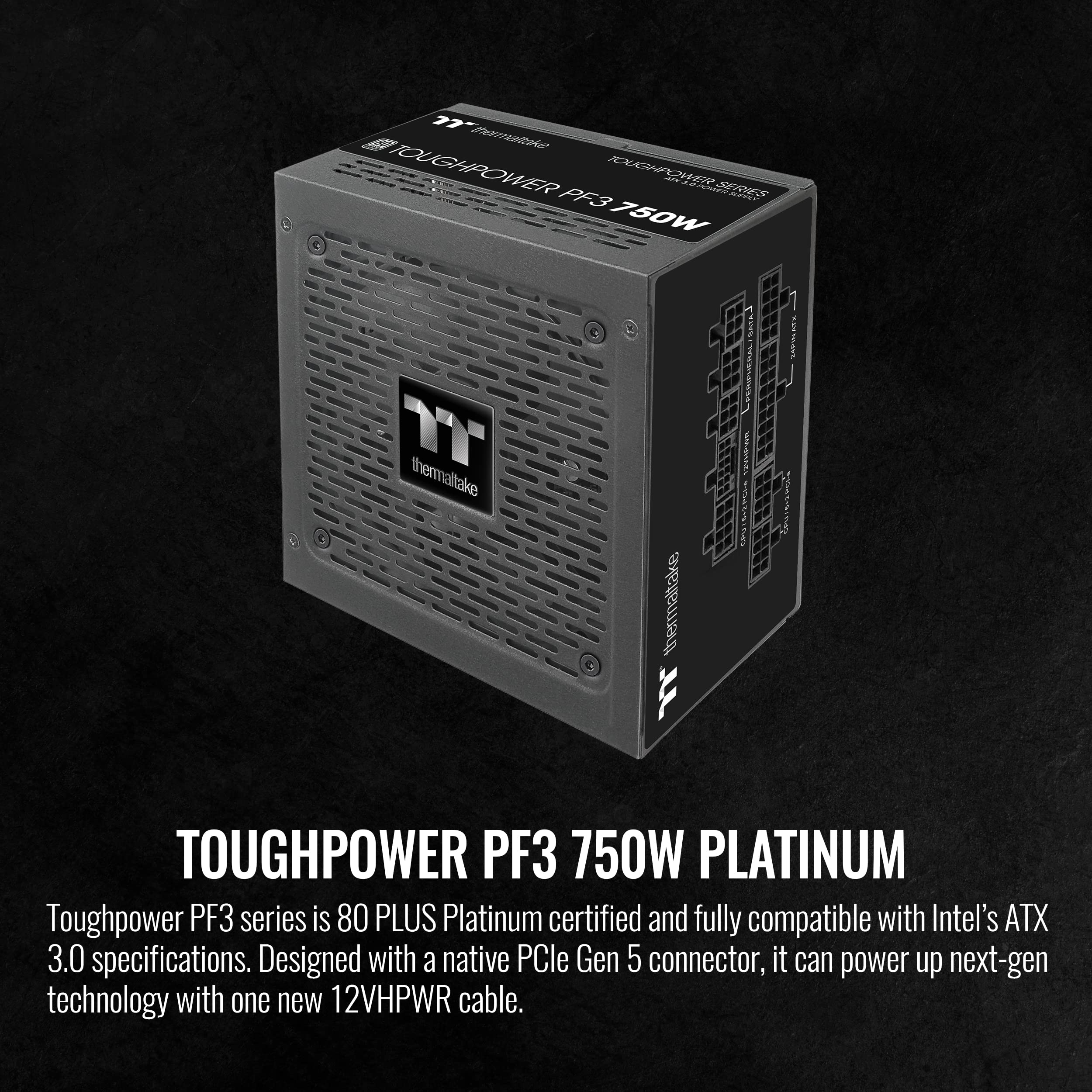 Thermaltake Toughpower GX2 600W Power Supply With Gold Efficiency