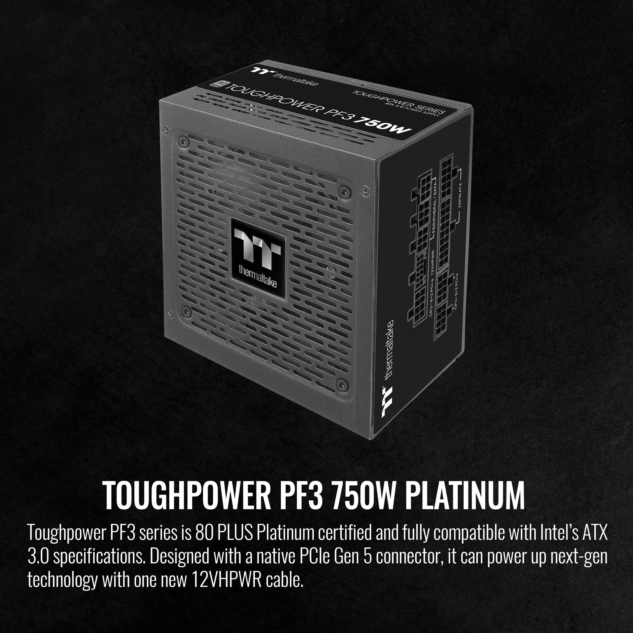 Thermaltake Toughpower GX2 600W Power Supply With Gold Efficiency