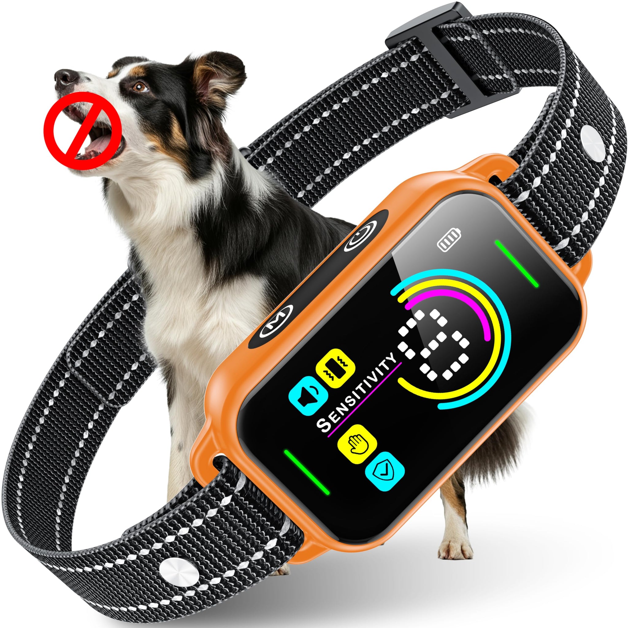 Smart Rechargeable Bark Collar for Dogs with Adjustable Sensitivity