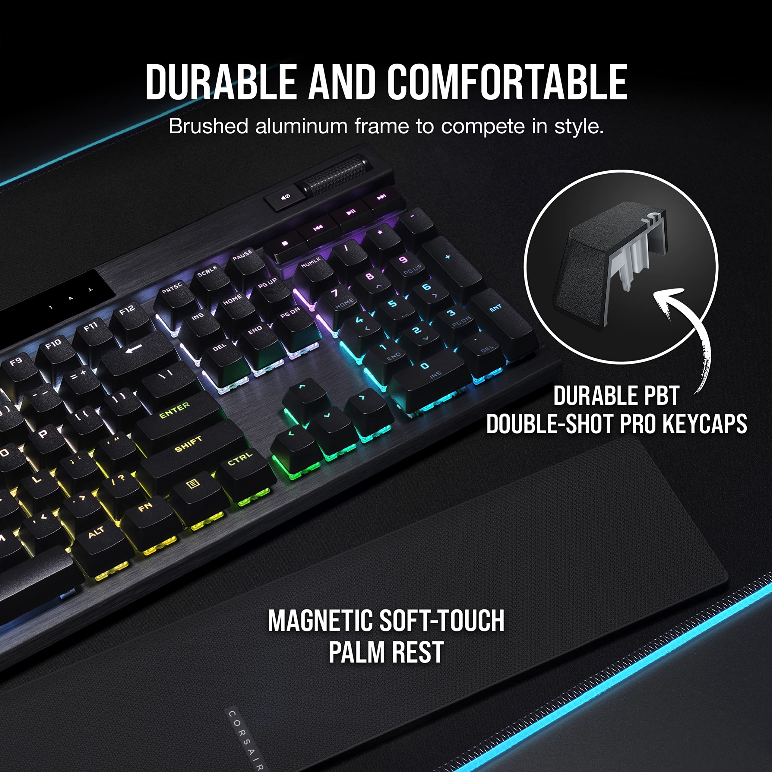 Corsair K70 RGB Pro Mechanical Gaming Keyboard With Hyper Polling