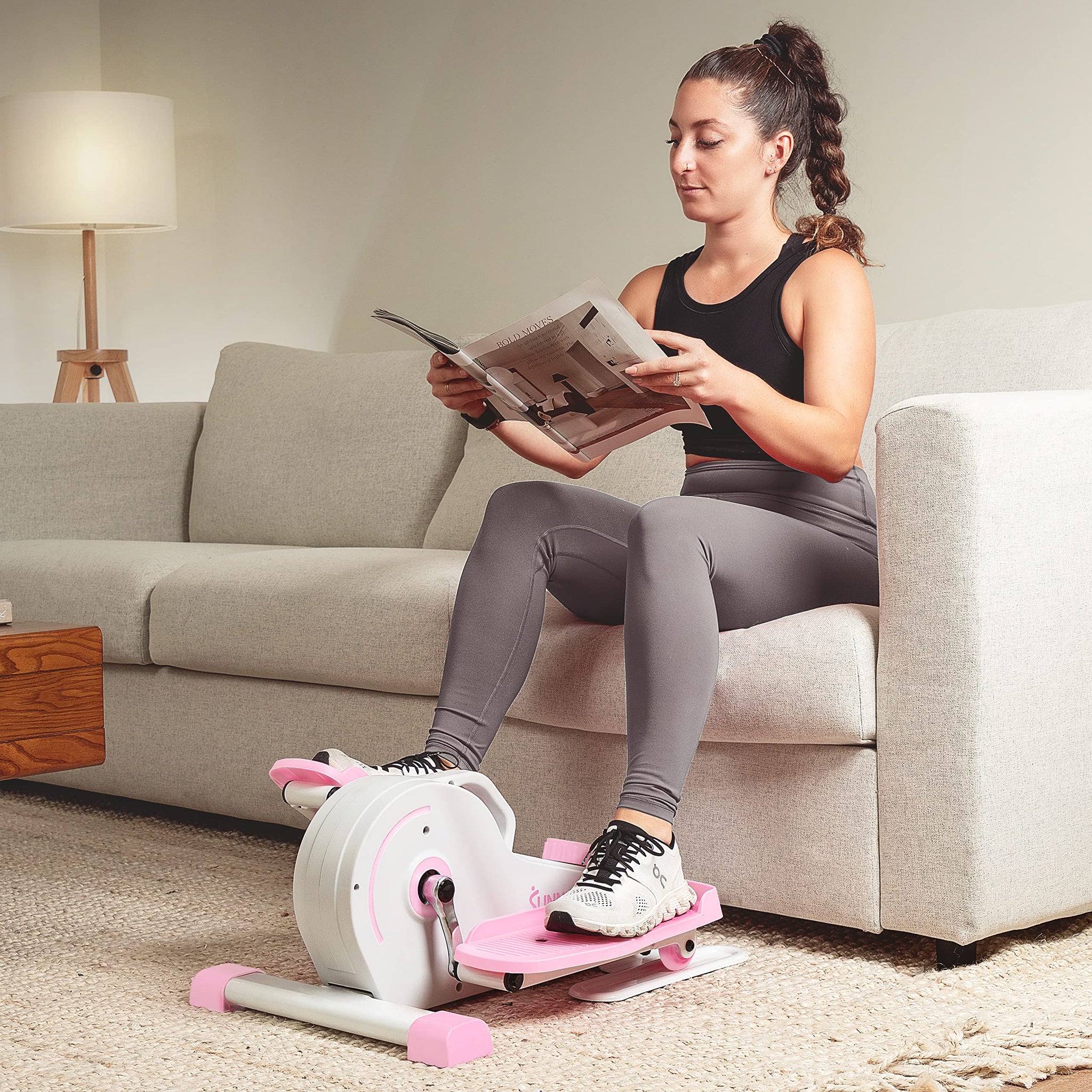 Portable Under Desk Elliptical Exerciser for Seniors