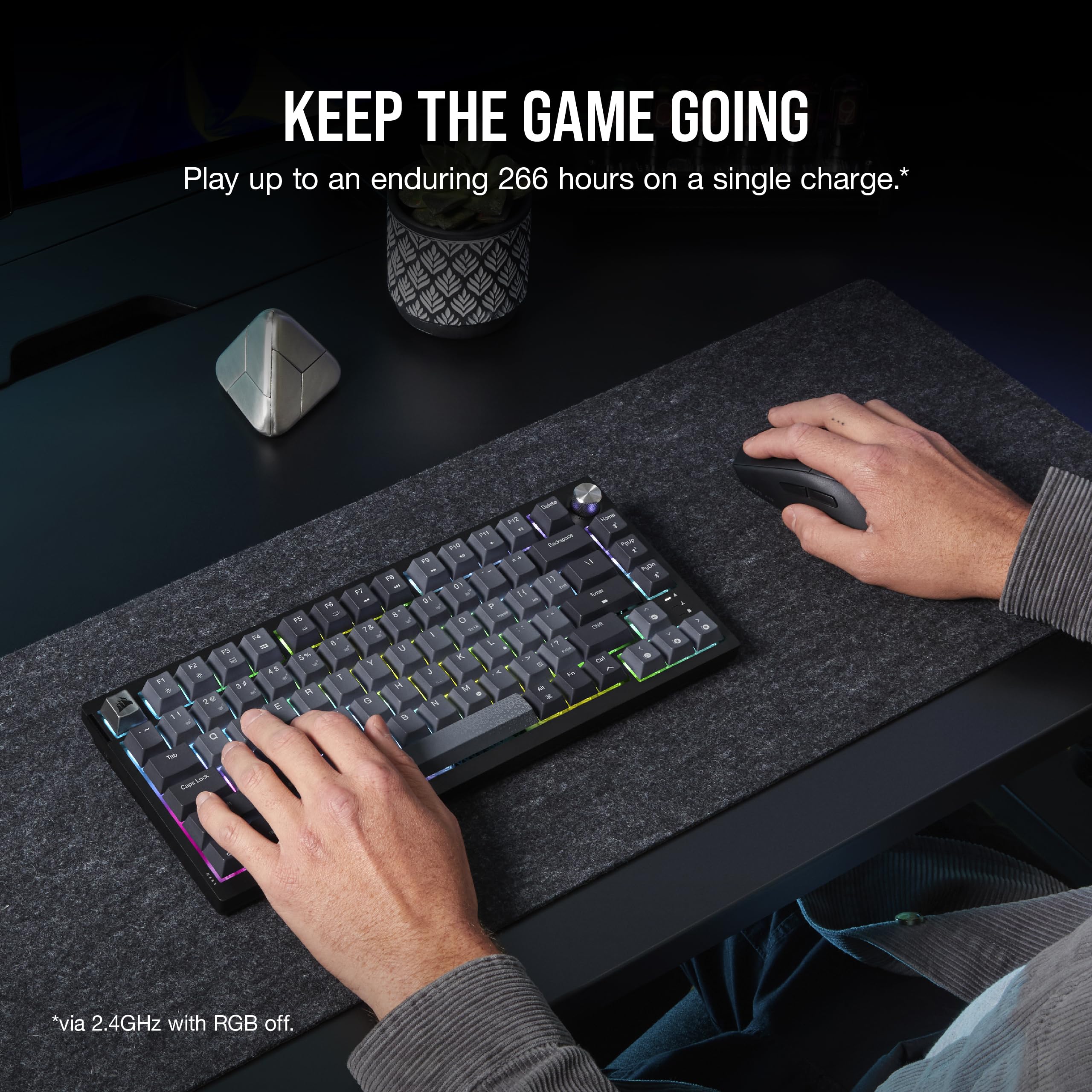 Corsair K65 Plus Wireless RGB Mechanical Gaming Keyboard