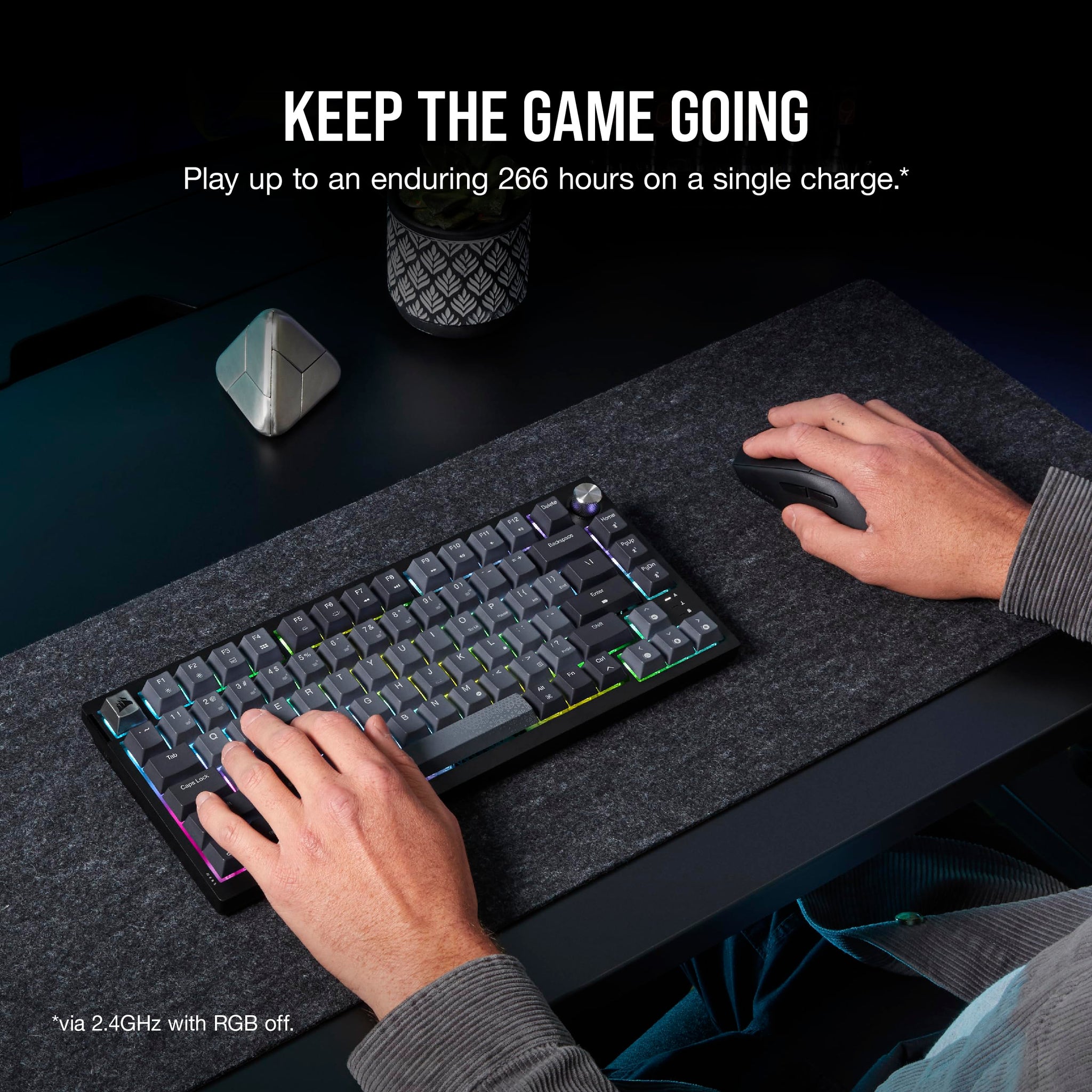 Corsair K65 Plus Wireless RGB Mechanical Gaming Keyboard