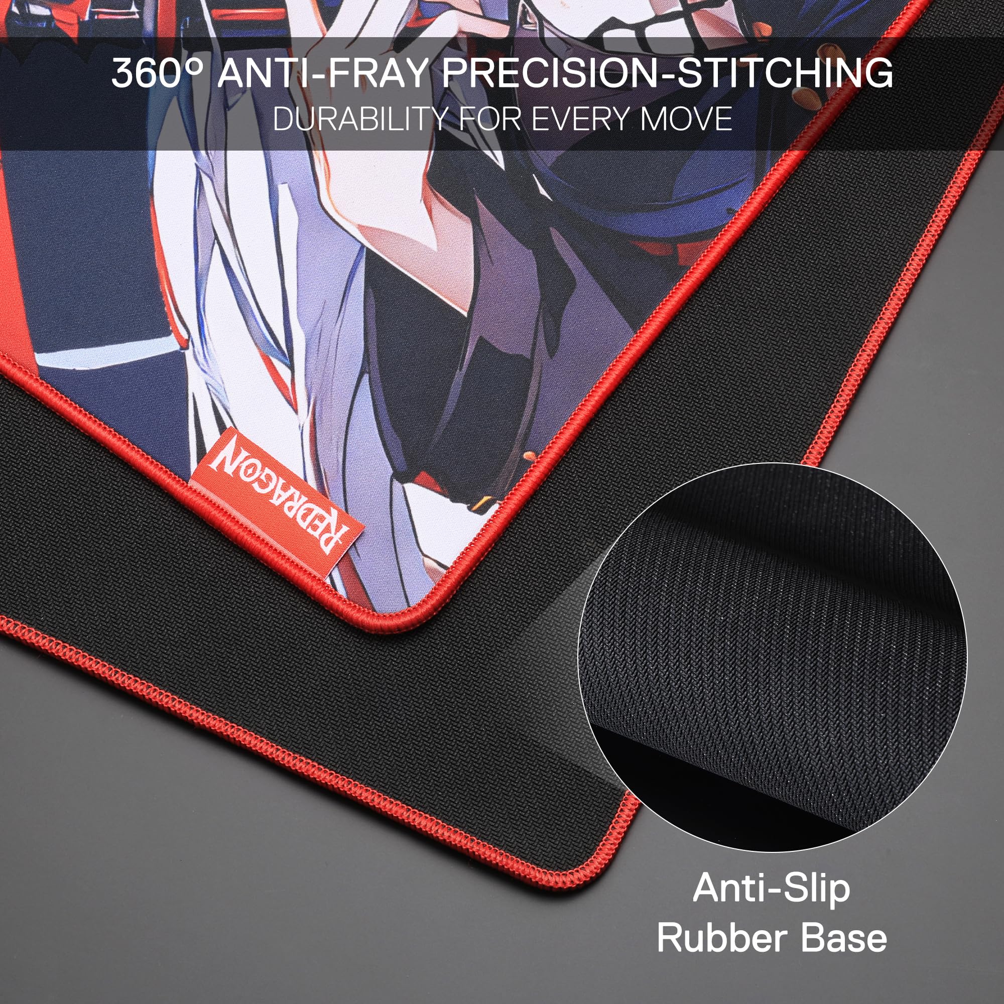 Redragon Anime Gaming Mouse Pad With Smooth Surface