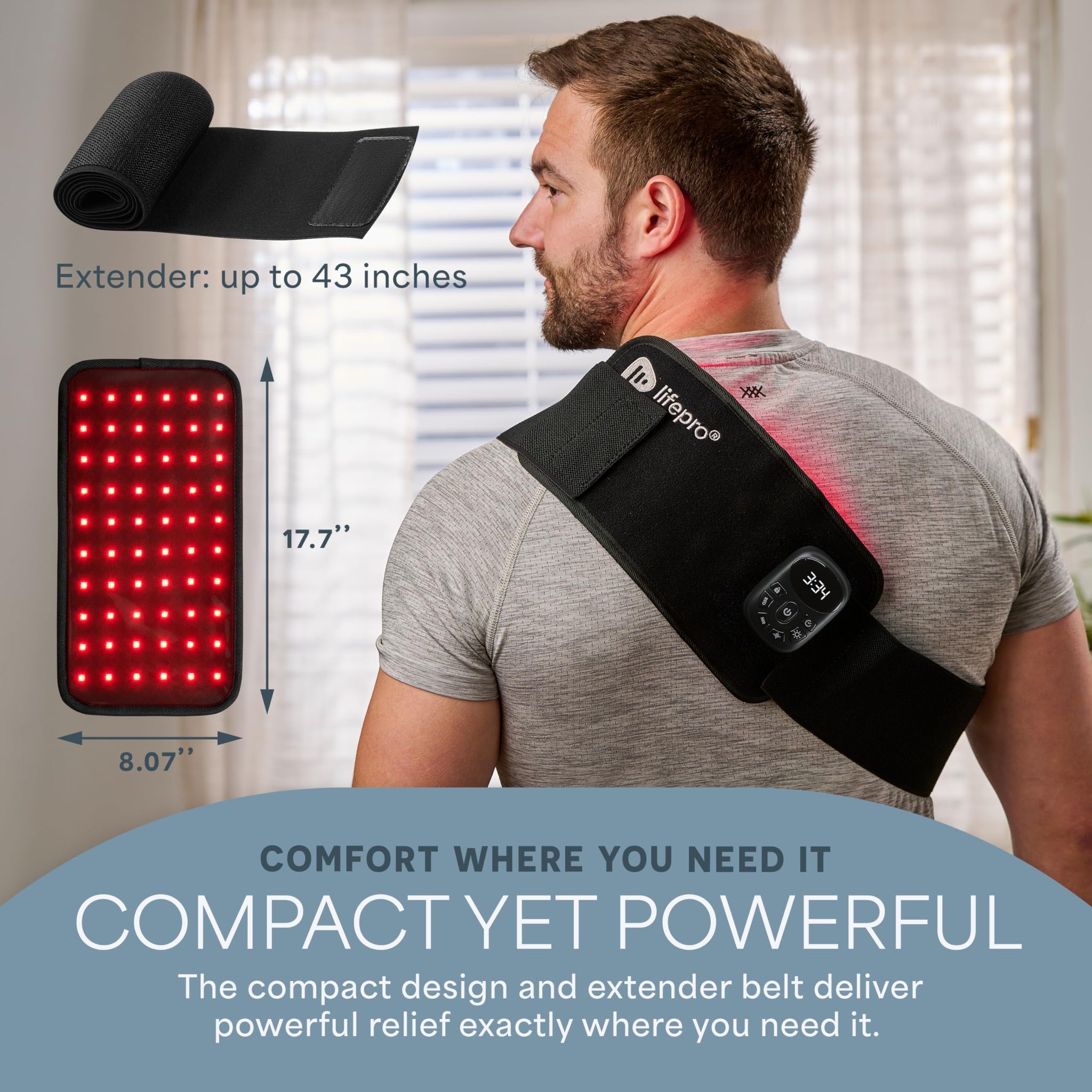 Lifepro Red Light Therapy Belt for Muscle Relaxation