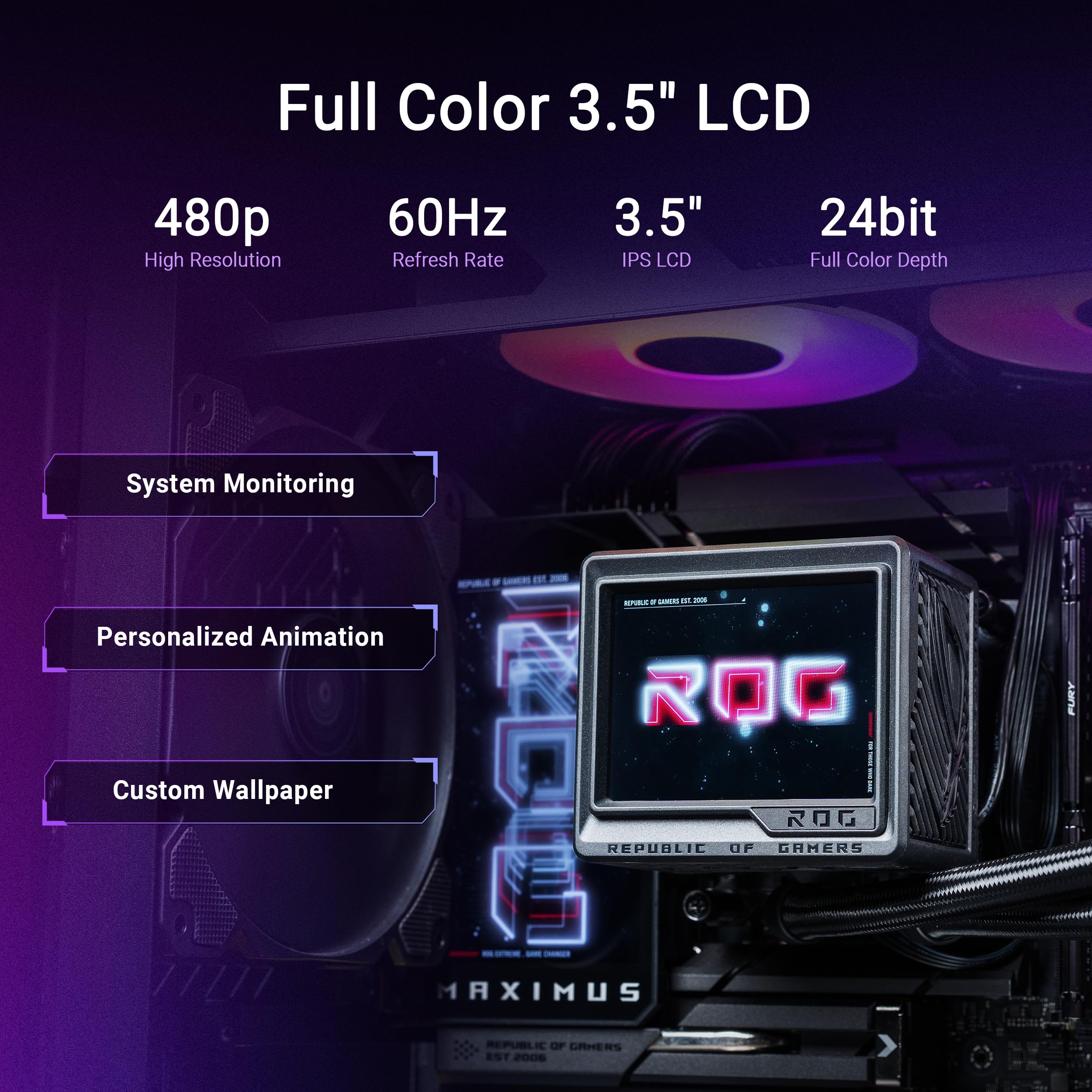 ASUS ROG Ryujin III 360 ARGB Liquid CPU Cooler