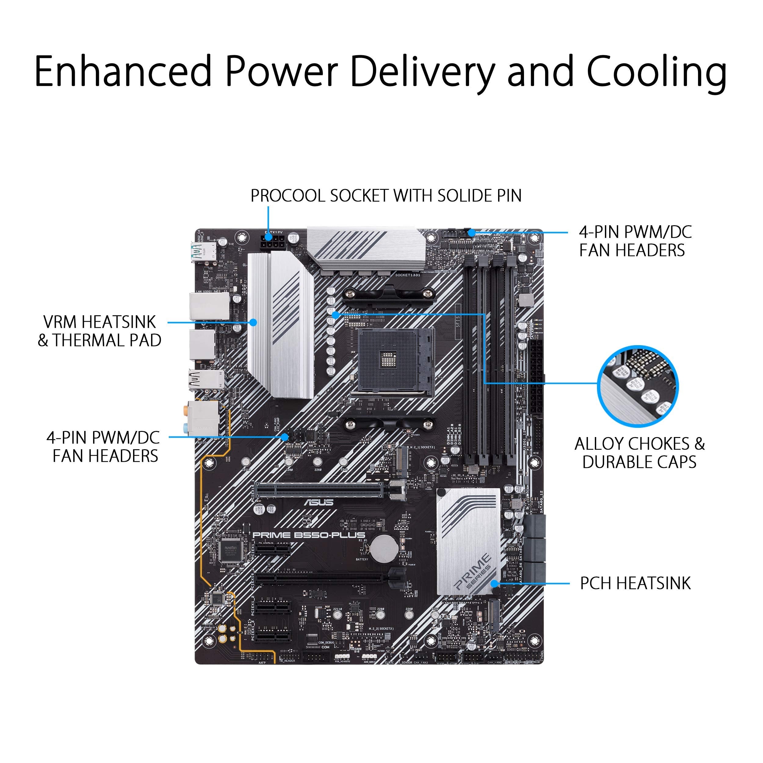 ASUS Prime B550M-A WiFi II Motherboard with PCIe 4.0