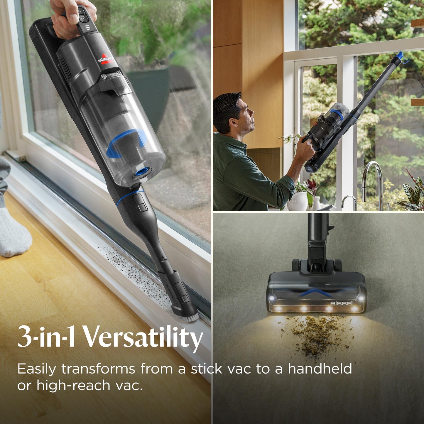 Bissell PowerClean FurGuard Cordless Vacuum with Strong Suction