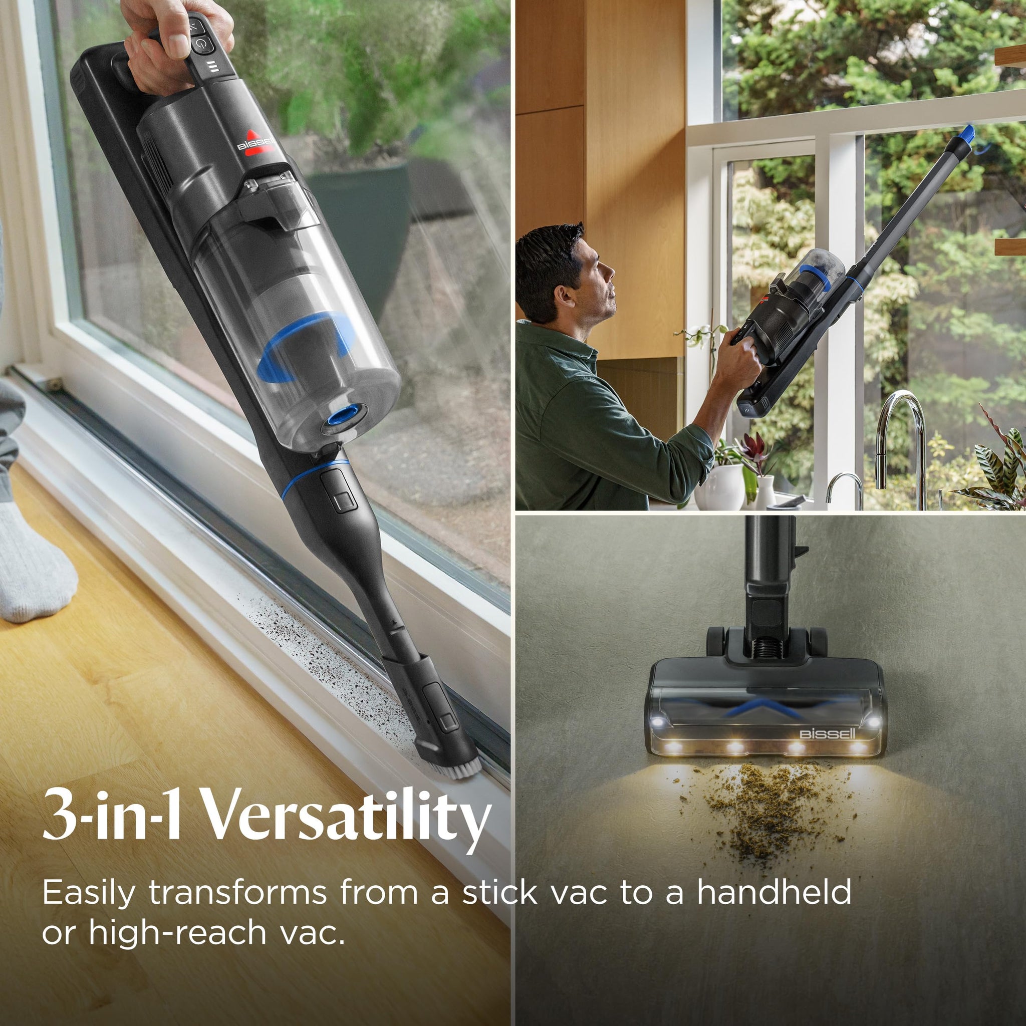 Bissell PowerClean FurGuard Cordless Vacuum with Strong Suction