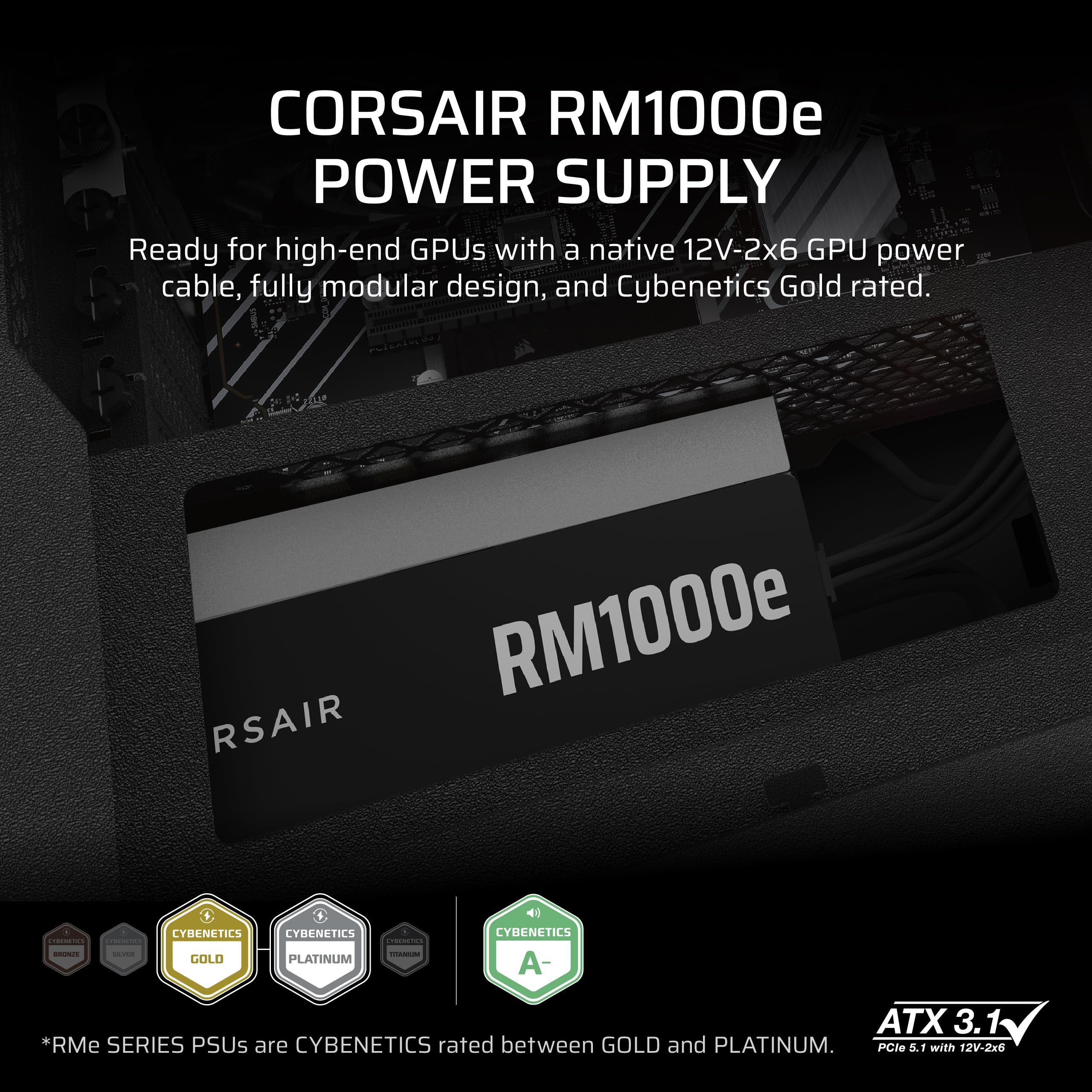 Corsair RM650e Fully Modular Low Noise Power Supply
